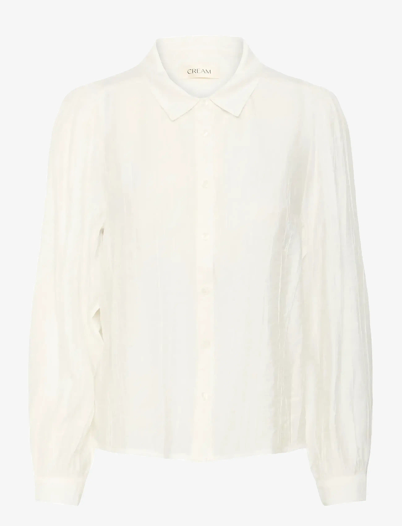 Cream - CRTina Shirt - langærmede skjorter - snow white - 1