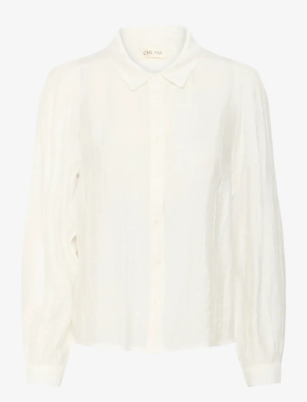 Cream - CRTina Shirt - langærmede skjorter - snow white - 1