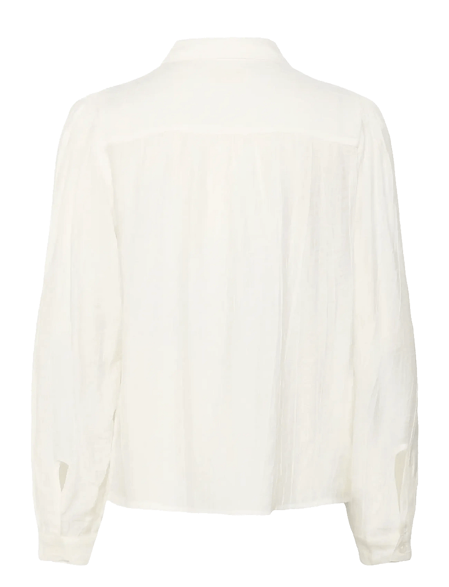 Cream - CRTina Shirt - marškiniai ilgomis rankovėmis - snow white - 2