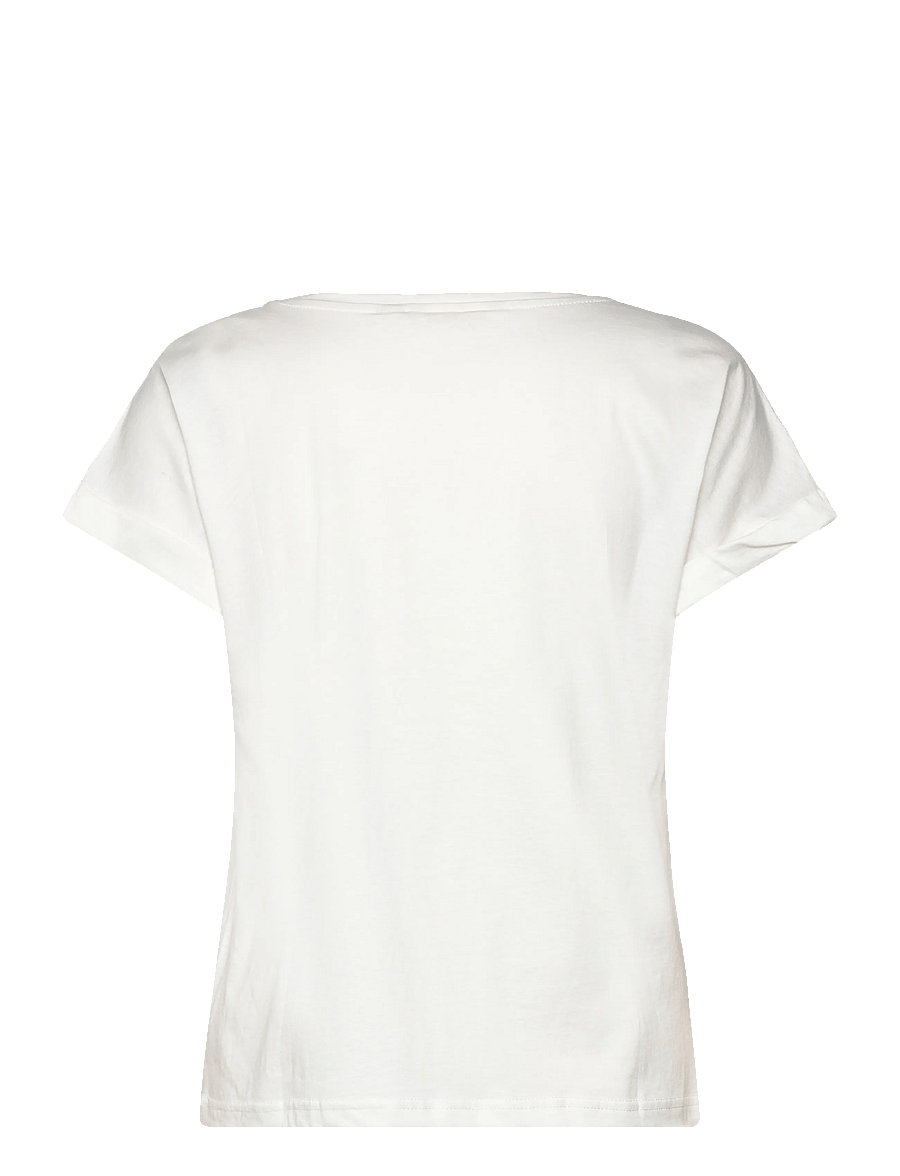 Cream - CRMias T-Shirt - t-shirts - calm text floral - 1