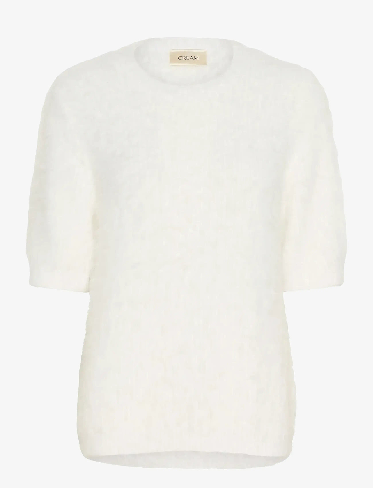 Cream - CRLini Knit Pullover - efterårstøj - snow white - 1