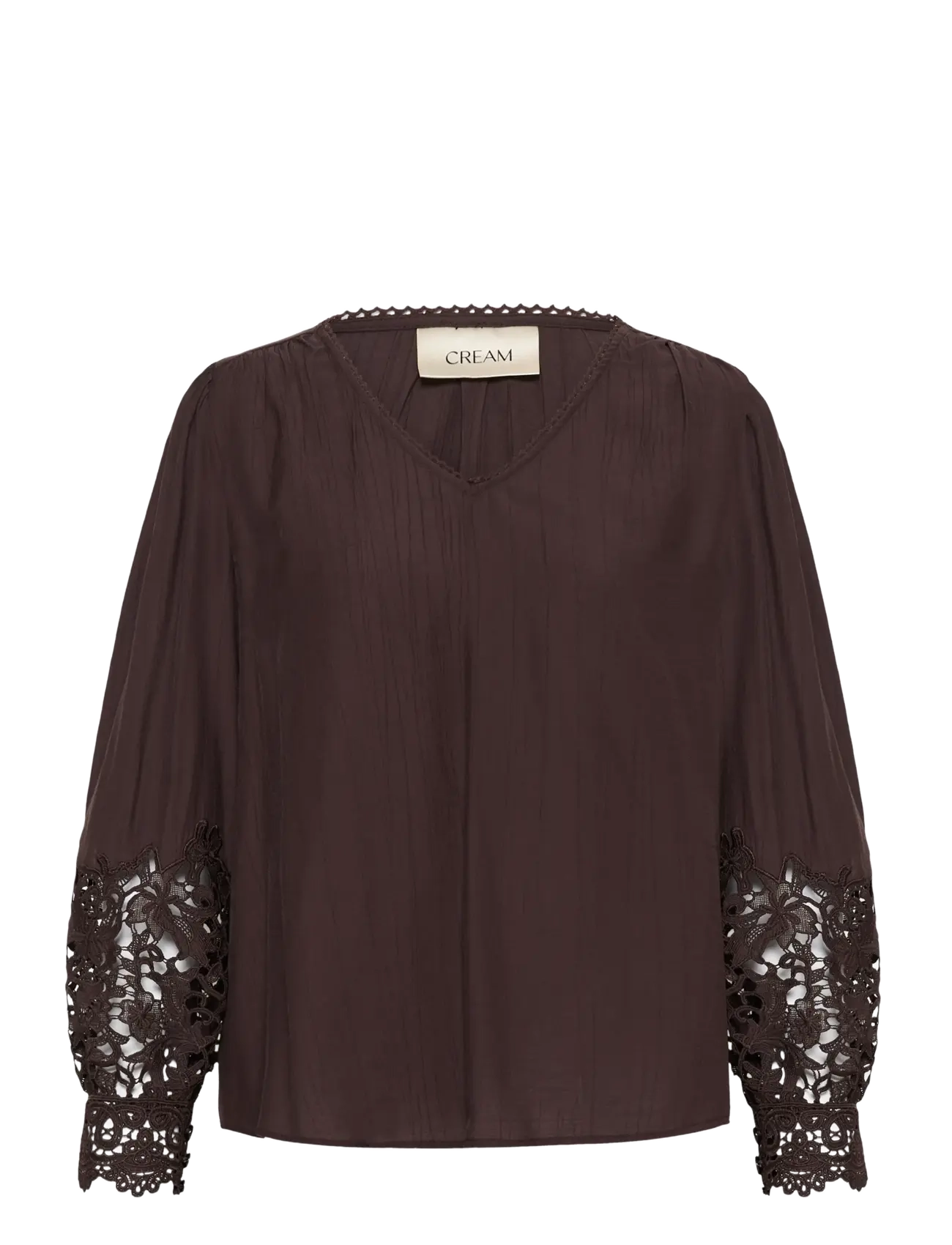 Cream CRTina Blouse - Cream - JAVA / brown