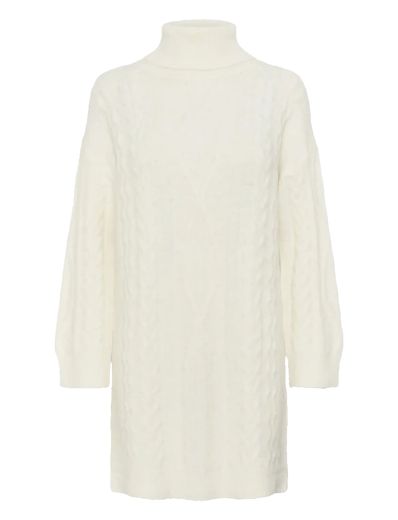 Cream - CRSkie Knit Dress - konfirmationstøj - whisper white melange - 1