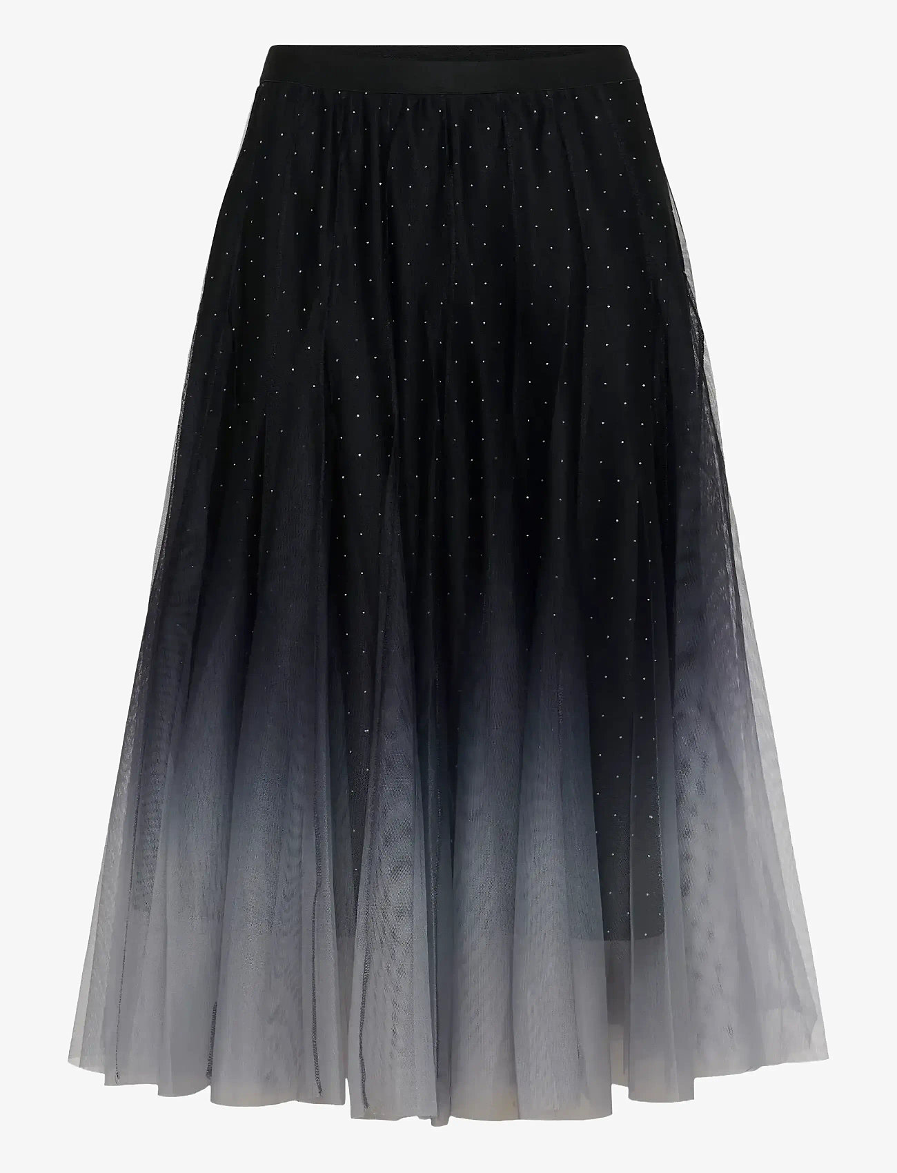 Cream - CRGlittery Mesh Skirt - plisserade kjolar - windward blue - 1