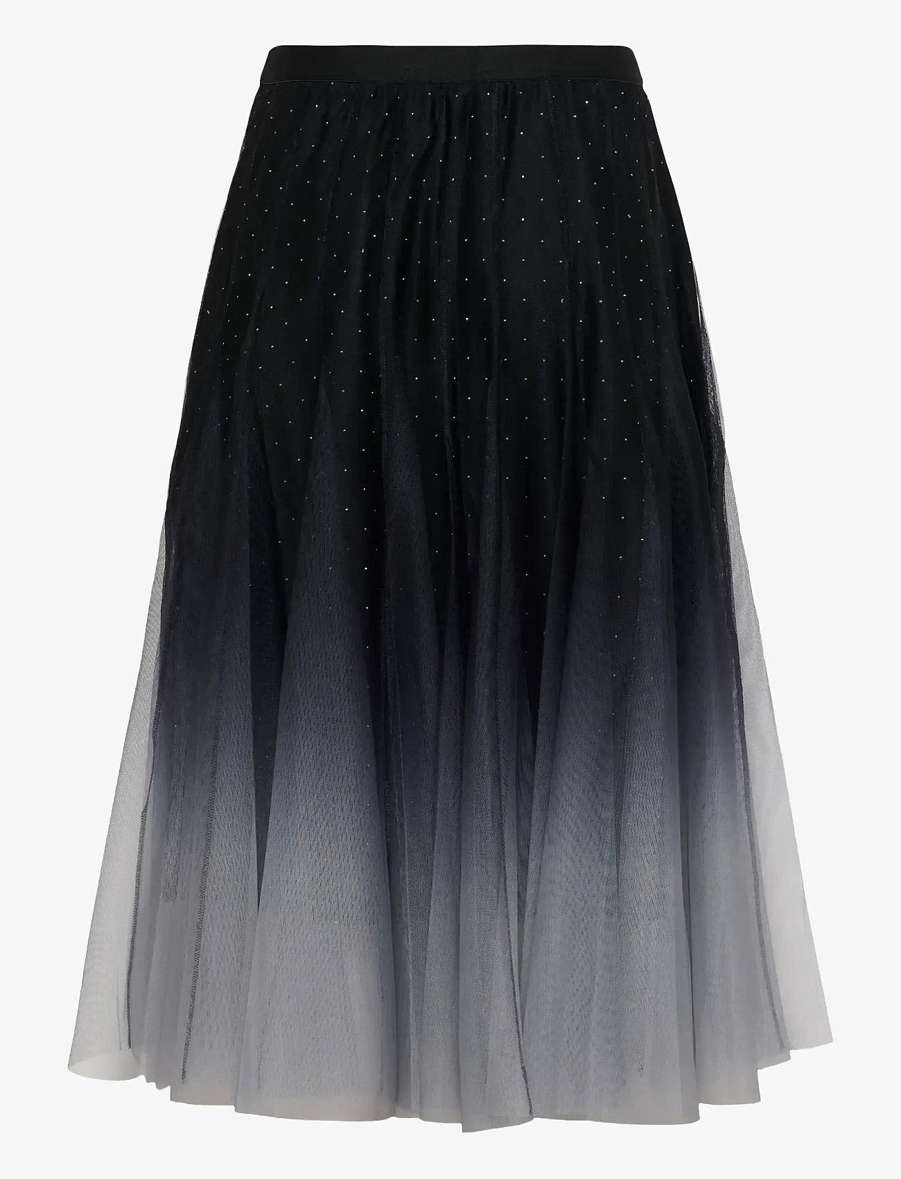 Cream - CRGlittery Mesh Skirt - plisserade kjolar - windward blue - 2