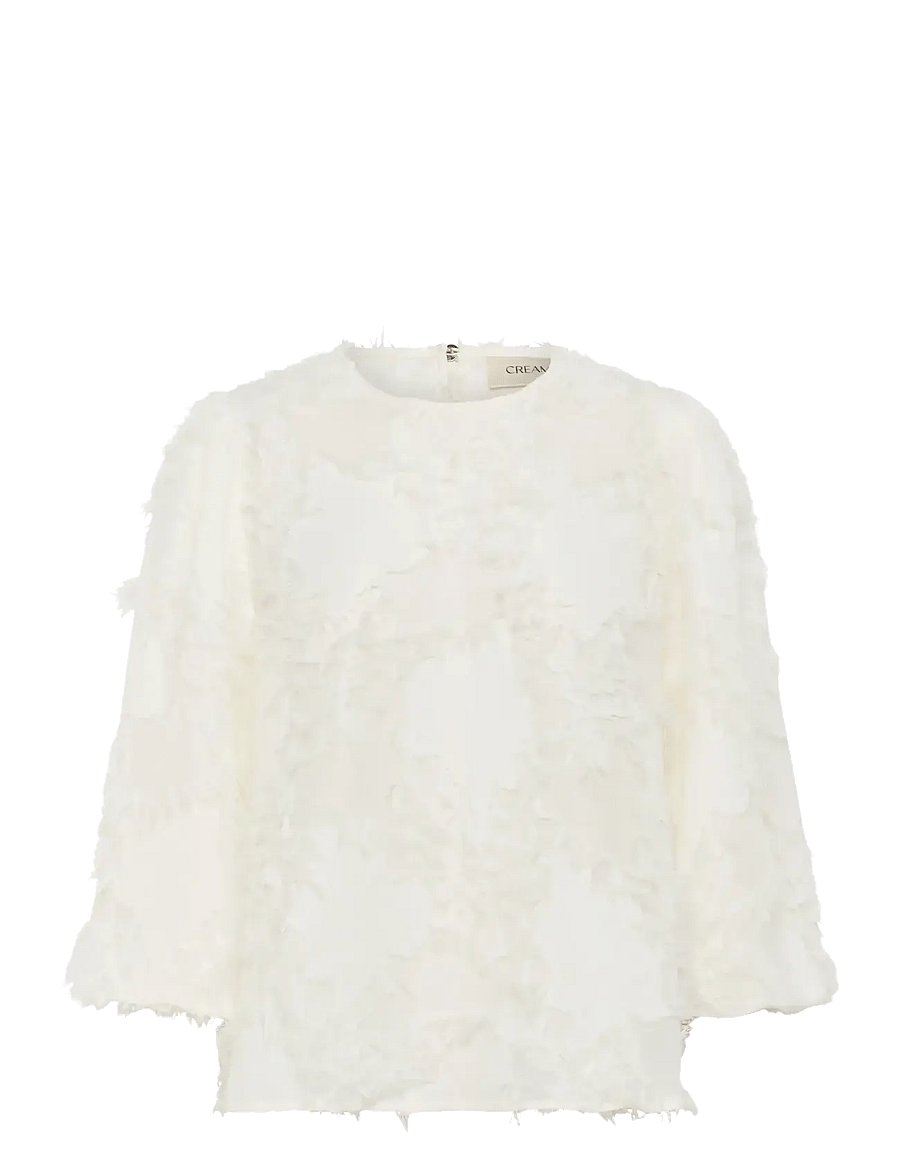 Cream - CRFreja Blouse - blouses met lange mouwen - whisper white - 1