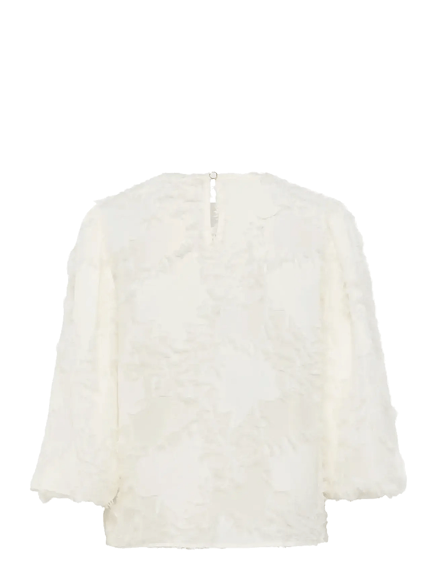 Cream - CRFreja Blouse - blouses met lange mouwen - whisper white - 2