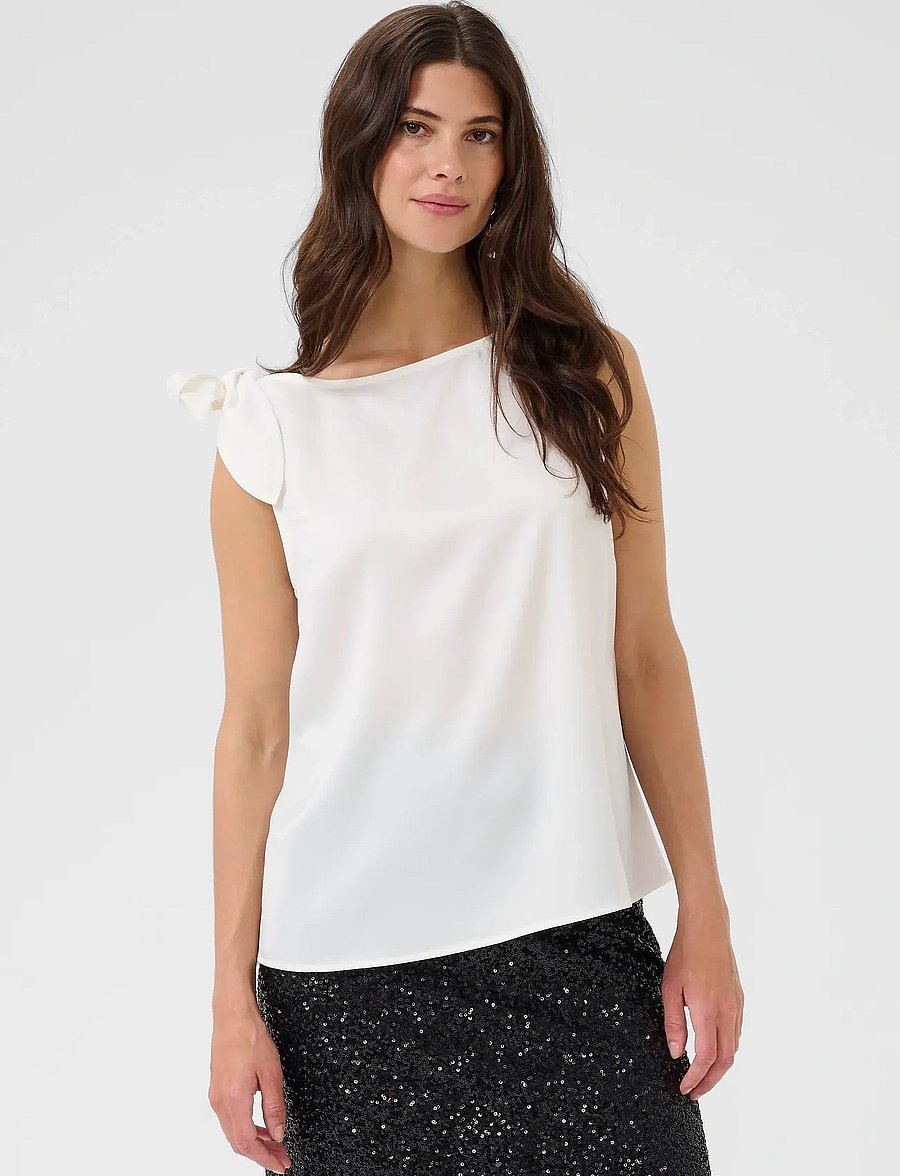 Cream - CRTat Top - Ärmellose tops - whisper white - 0