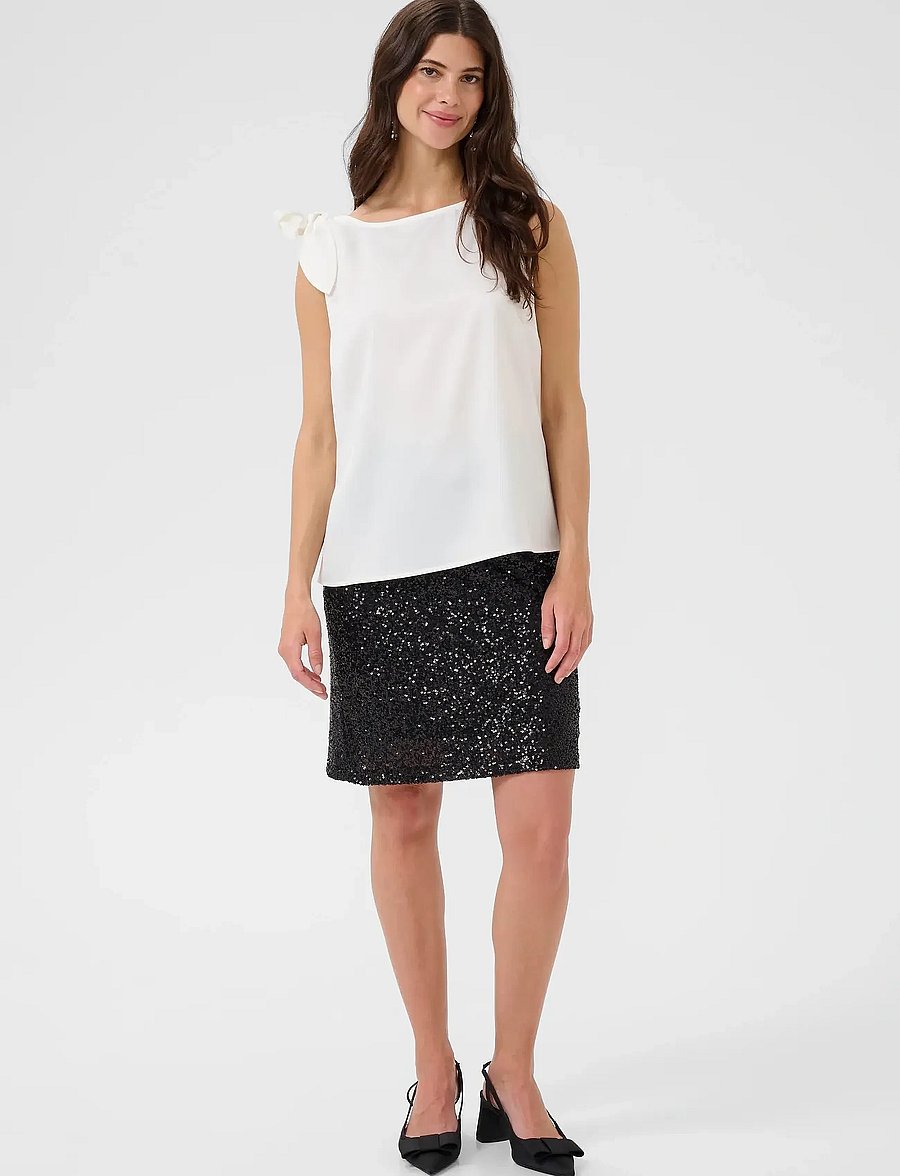 Cream - CRTat Top - Ärmellose tops - whisper white - 3