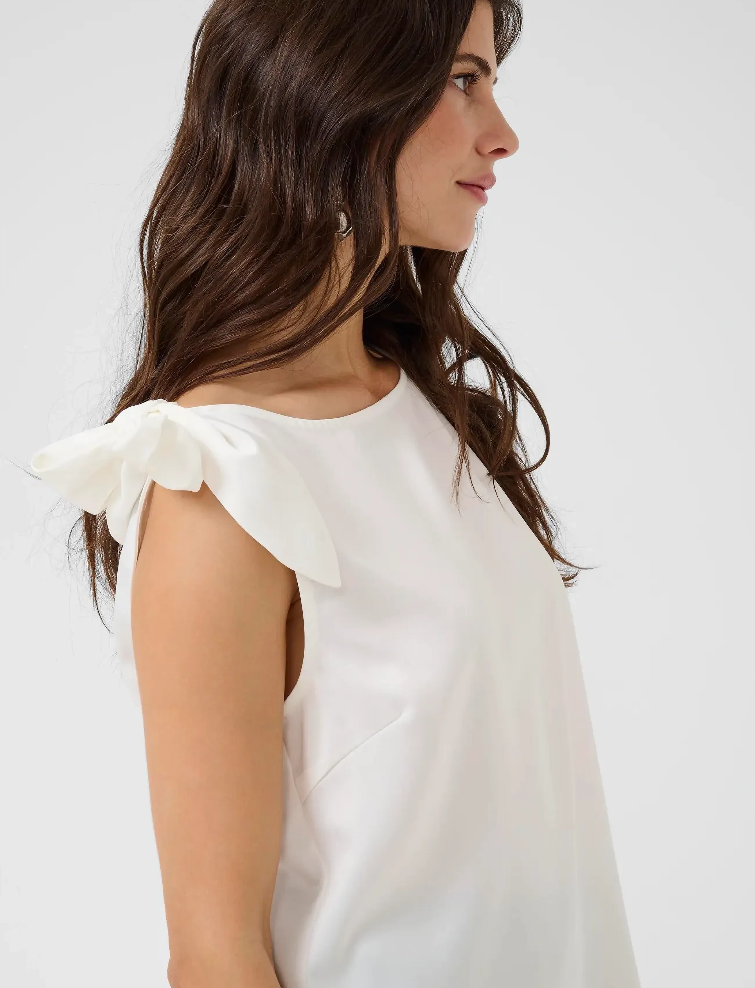 Cream - CRTat Top - sleeveless tops - whisper white - 5