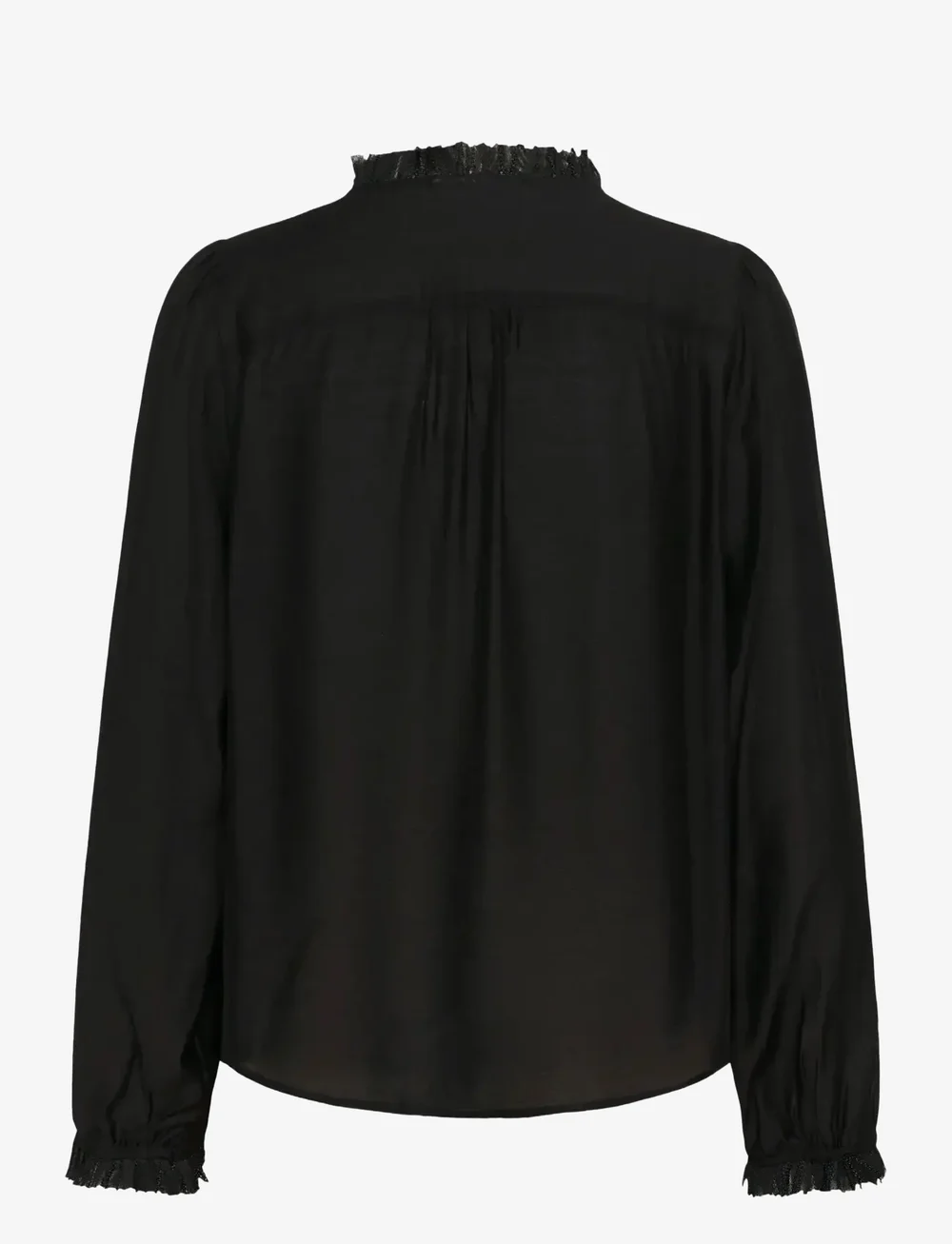 Cream - CRJia Shirt - pikkade varrukatega särgid - pitch black - 2