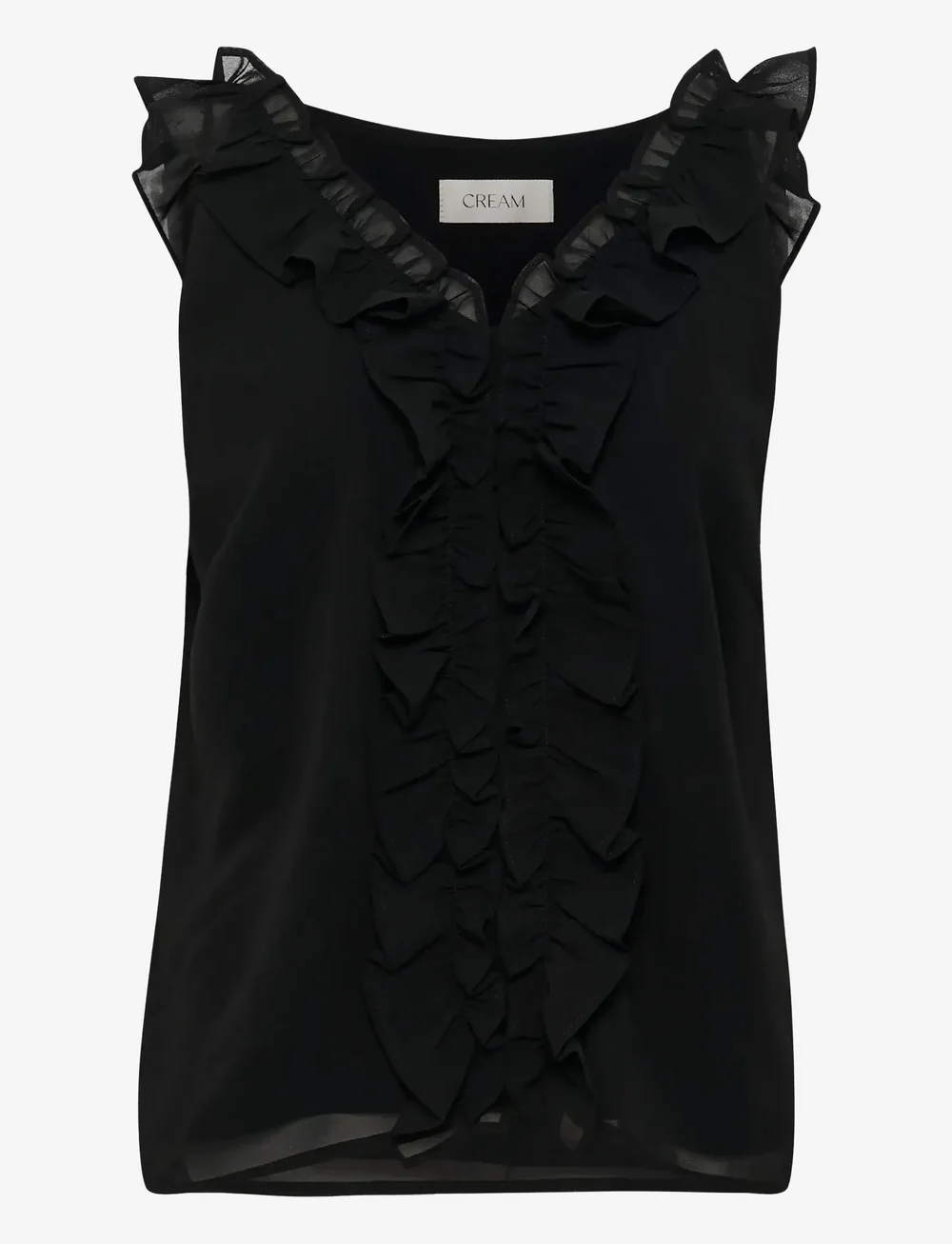 Cream - CRTima Top - bluzki bez rękawów - pitch black - 1