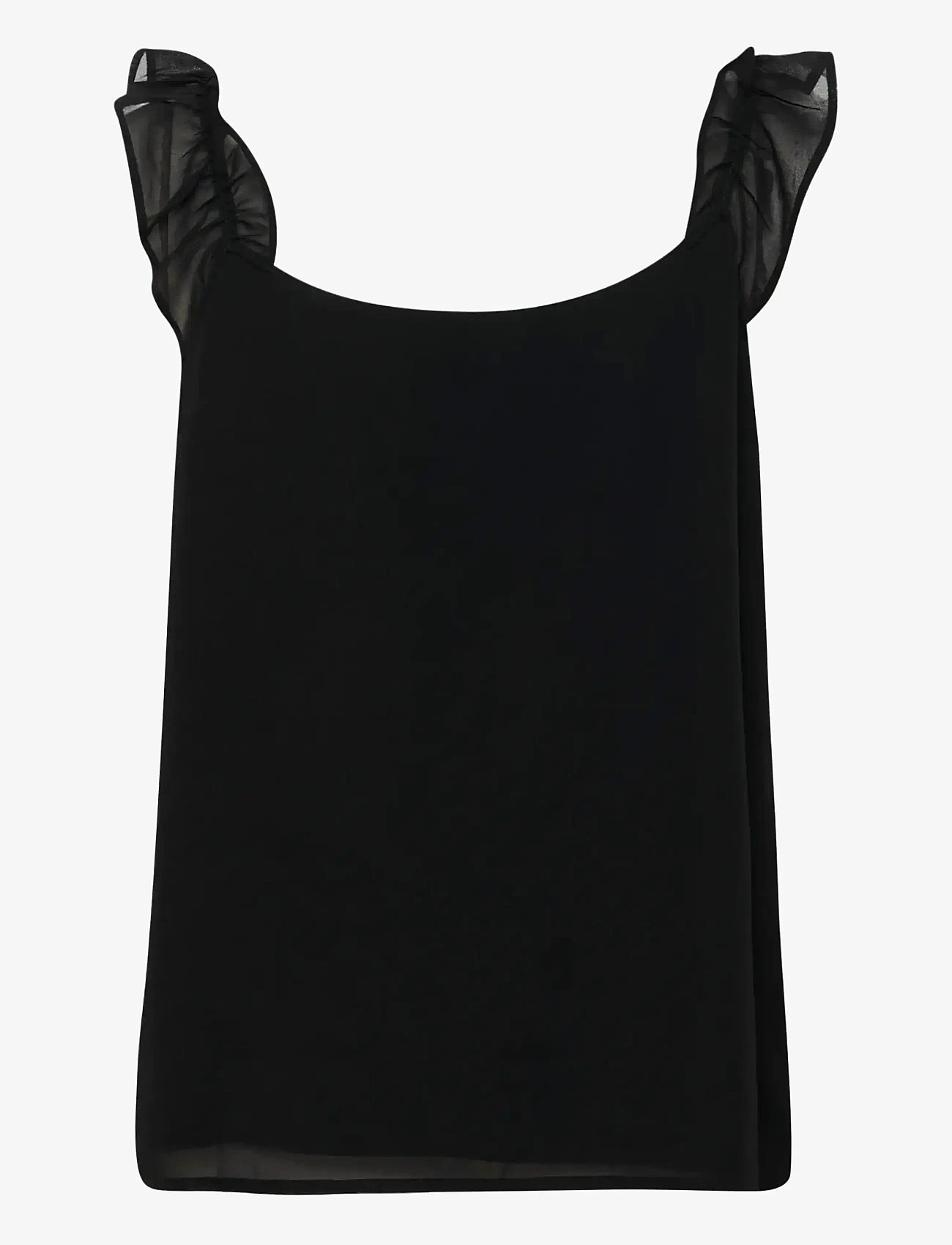 Cream - CRTima Top - sleeveless blouses - pitch black - 2