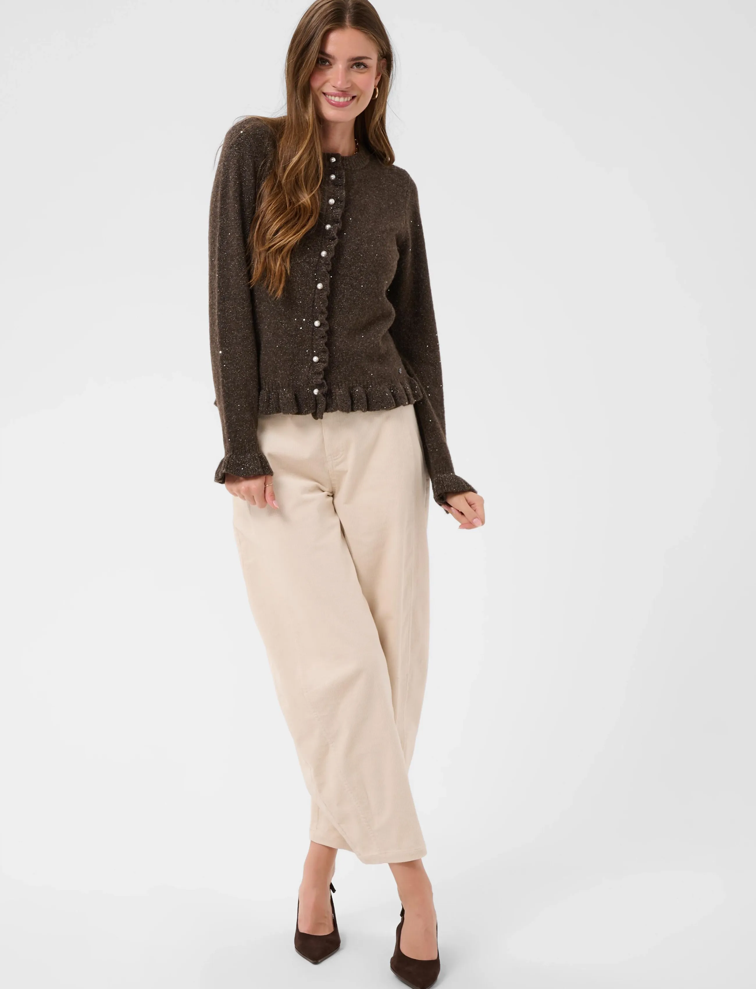Cream - CRJolly Knit Cardigan - kardiganid - java - 3
