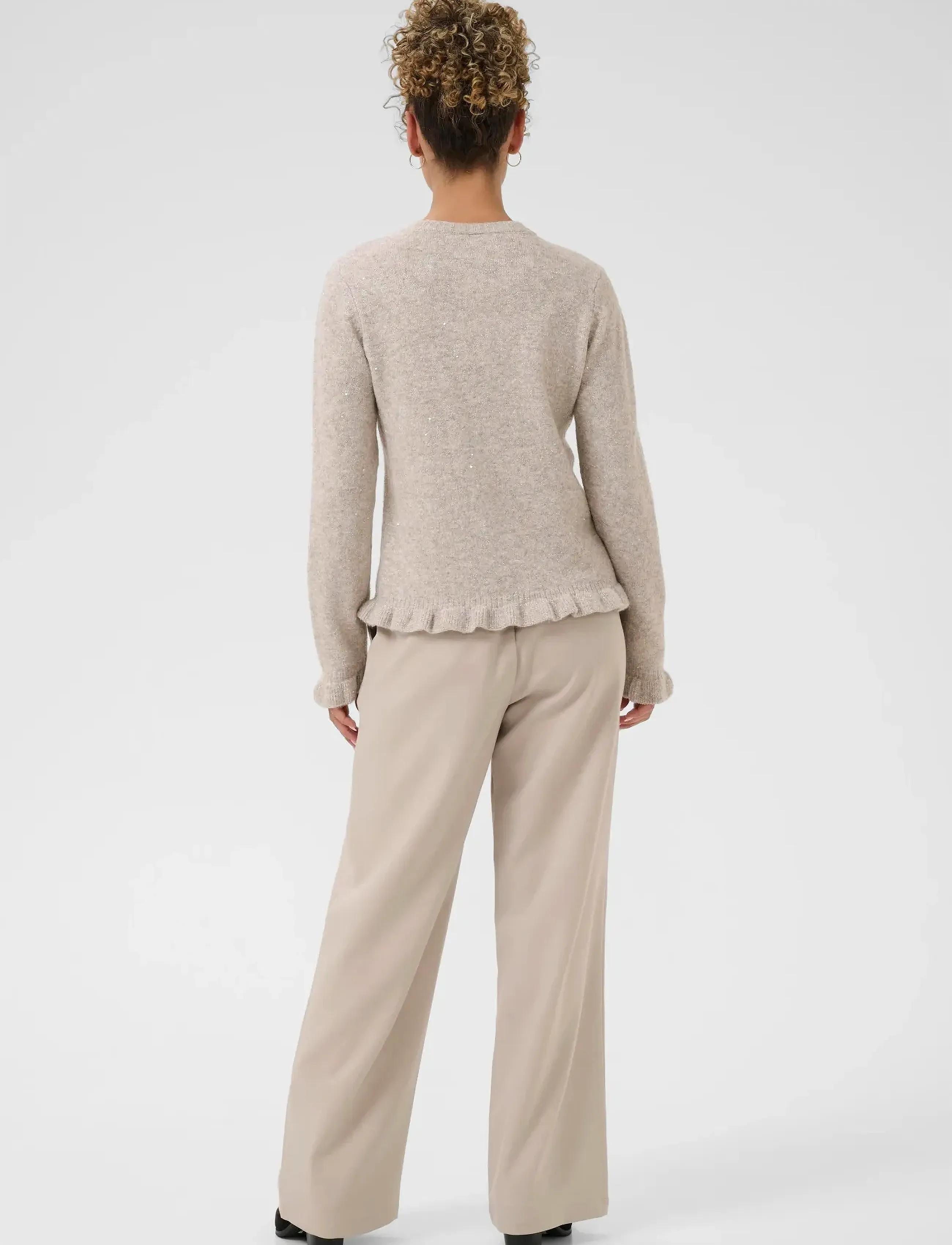 Cream - CRJolly Knit Cardigan - gebreide vesten - string melange - 4