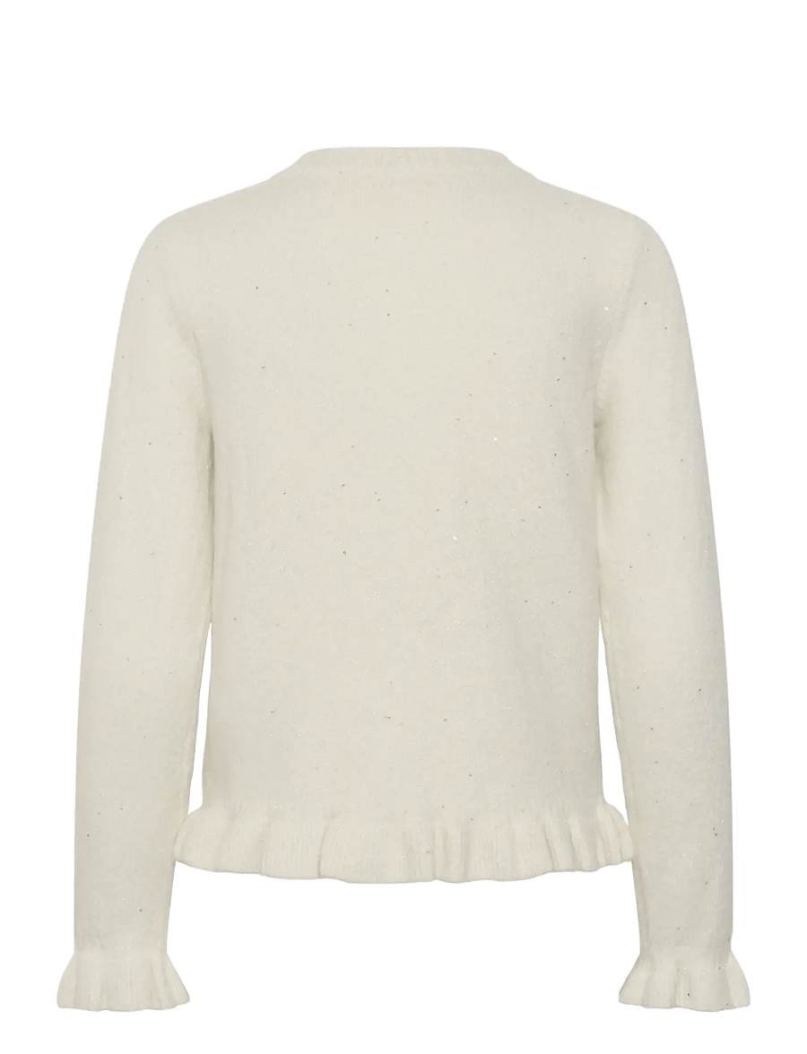 Cream - CRJolly Knit Cardigan - koftor - whisper white - 1