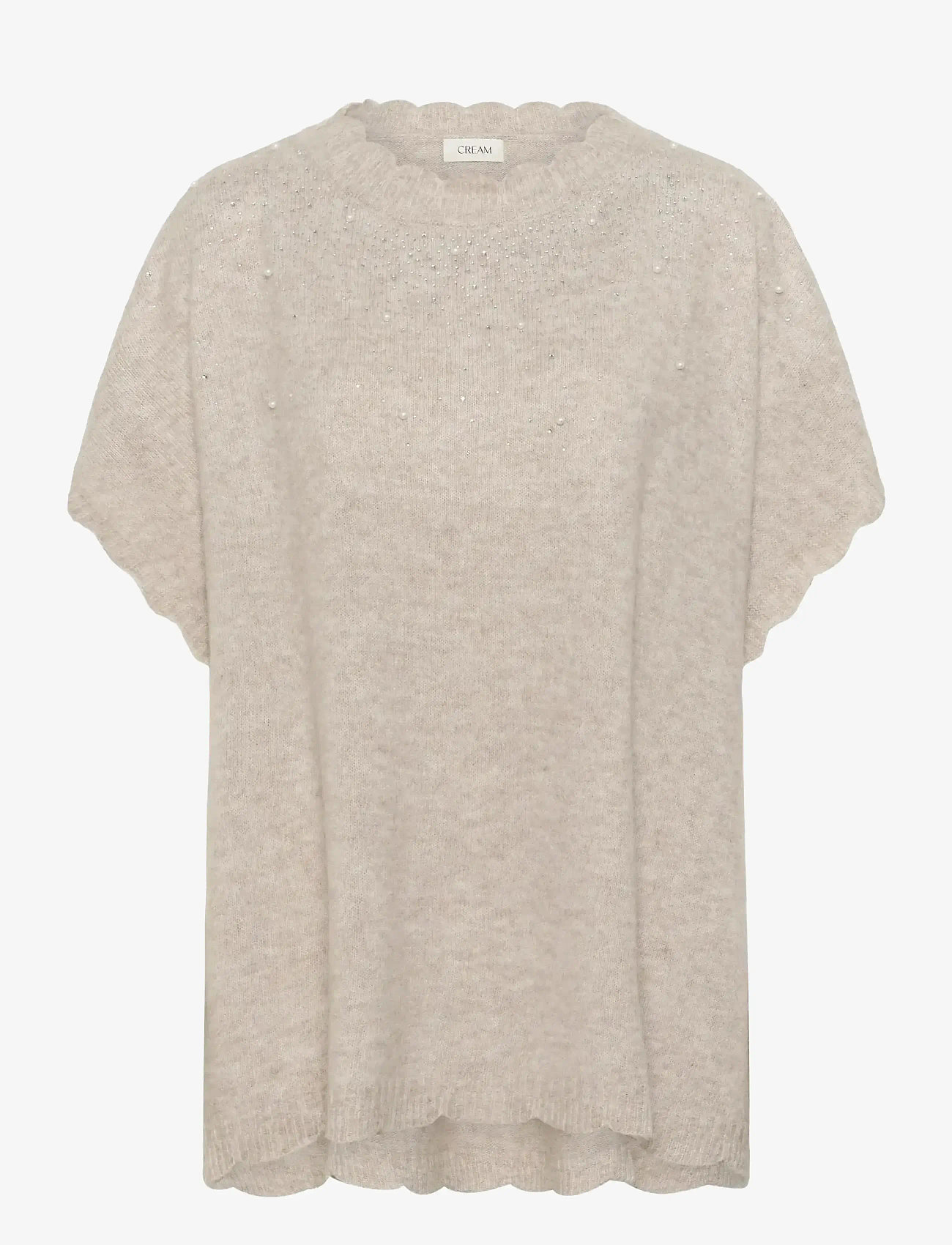 Cream - CREmanuella Poncho - ponchos & capes - string melange - 1