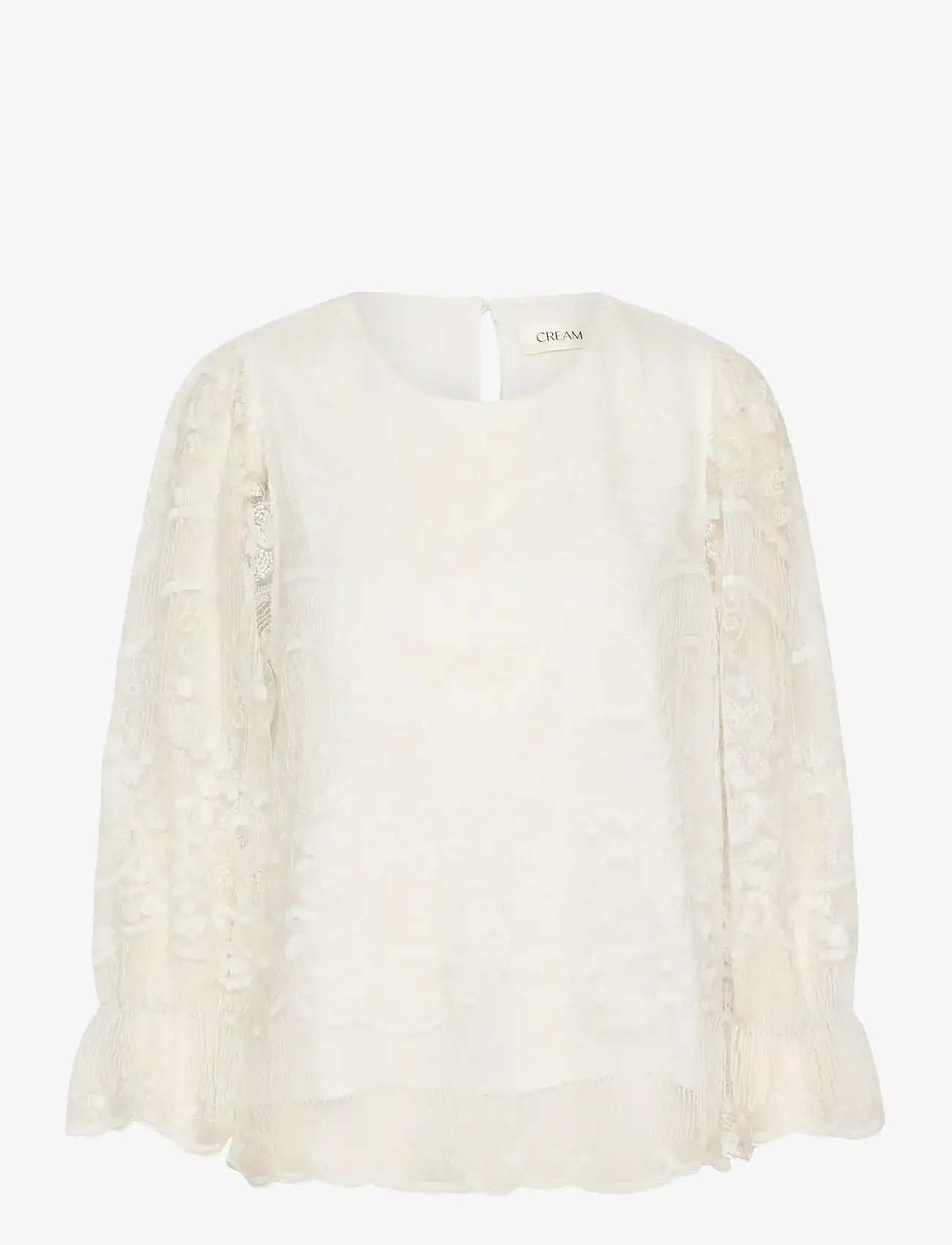 Cream - CRSanne Blouse - langermede bluser - whisper white - 1