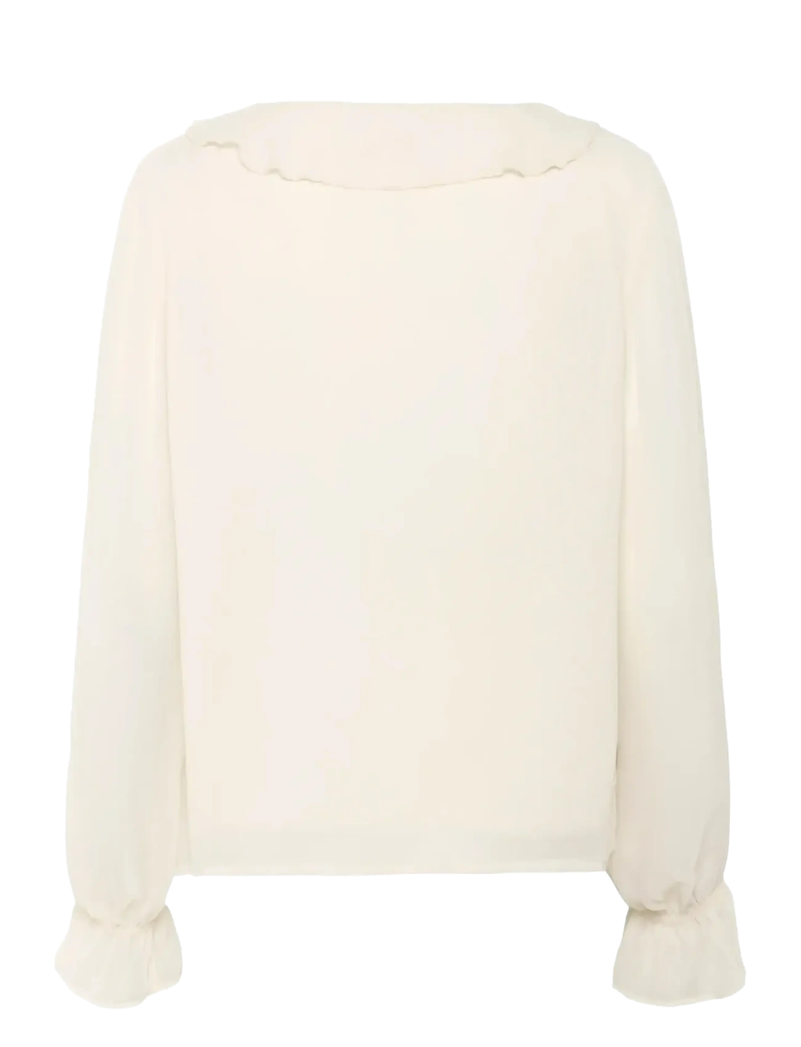 Cream - CRFlake Blouse - langärmlige blusen - whisper white - 2