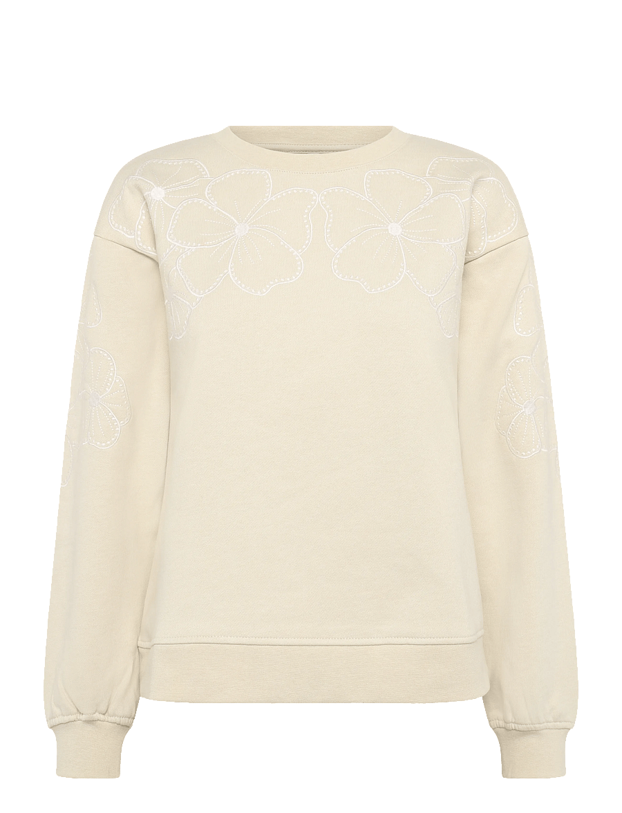 Cream - CRDaria Sweatshirt - oatmeal - 0
