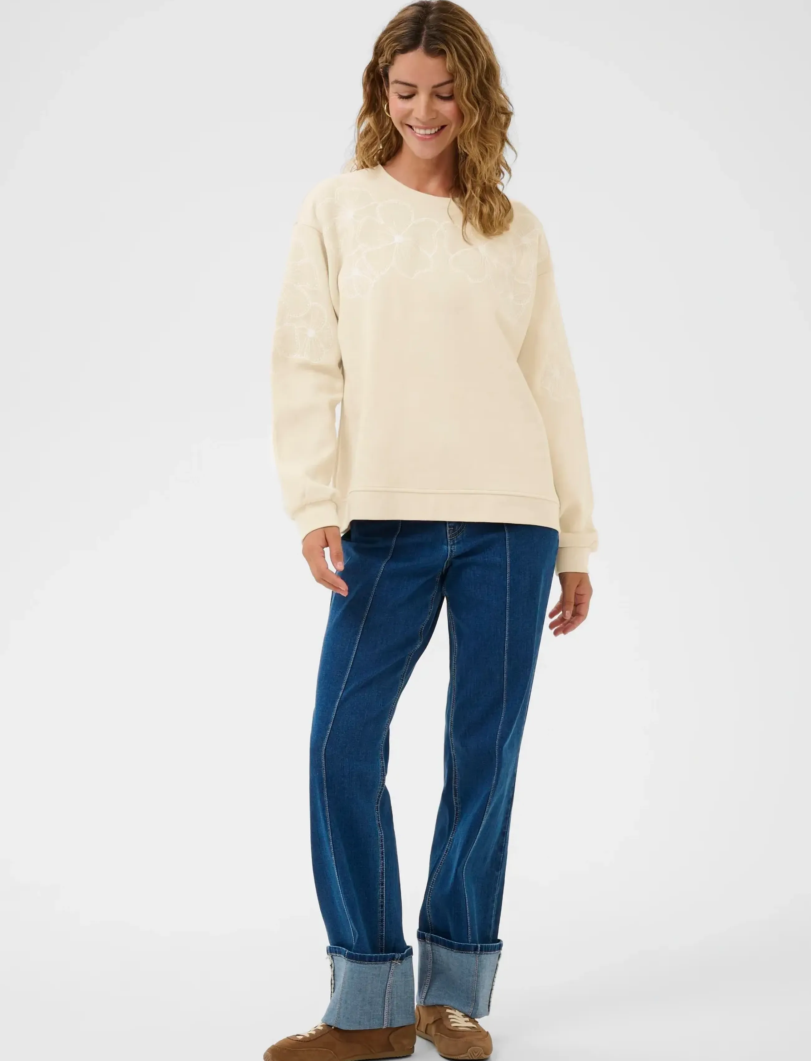 Cream - CRDaria Sweatshirt - oatmeal - 3