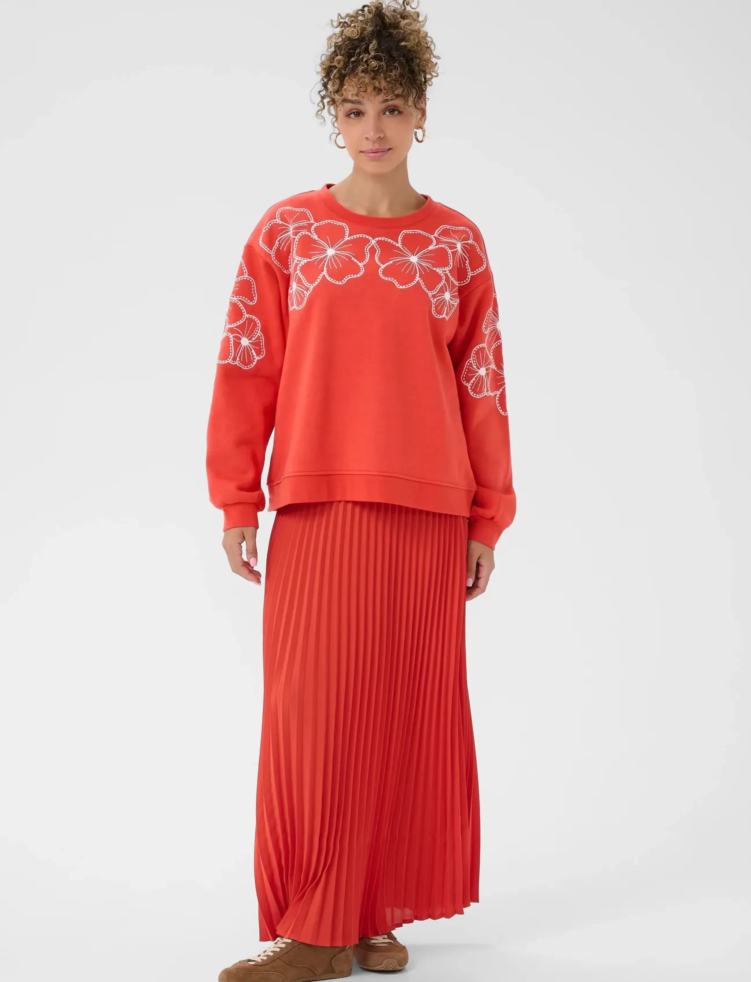 Cream - CRDaria Sweatshirt - paprika - 3