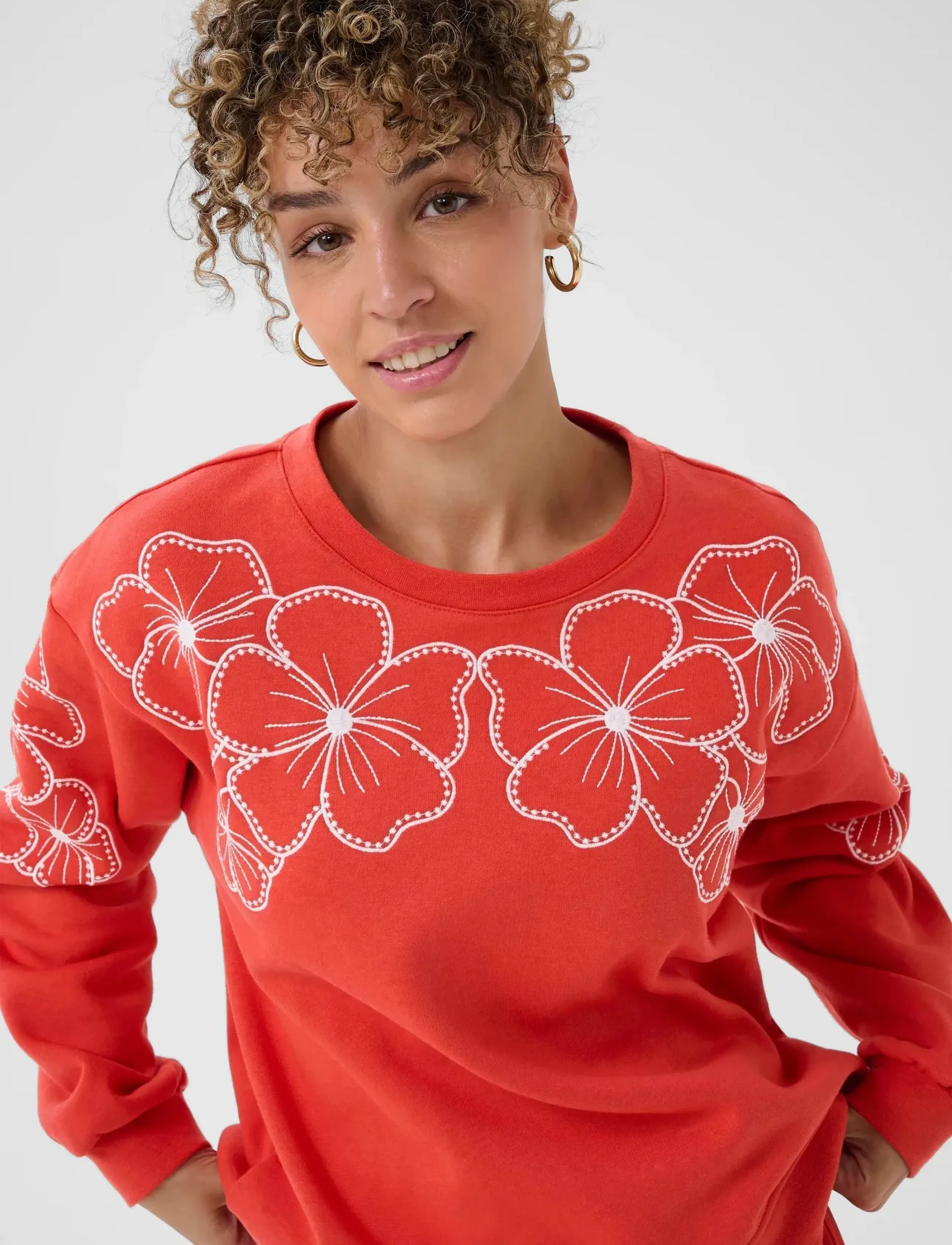 Cream - CRDaria Sweatshirt - paprika - 5