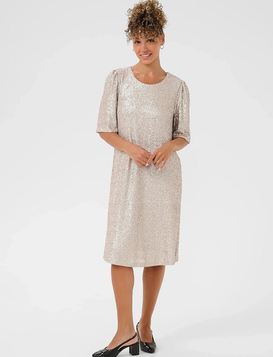 Cream - CRDiddi Dress - paljettklänningar - string - 3