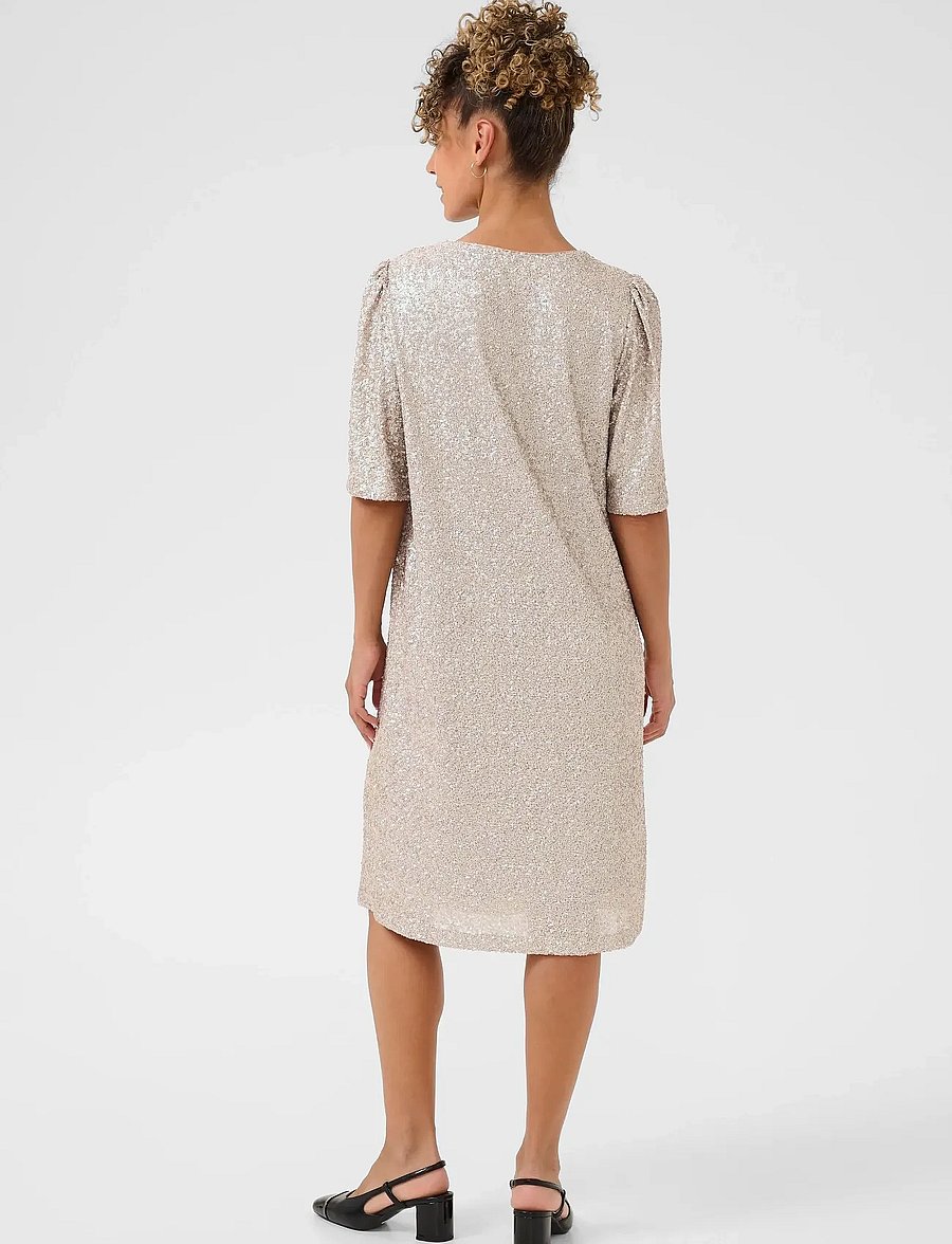 Cream - CRDiddi Dress - paljettklänningar - string - 4