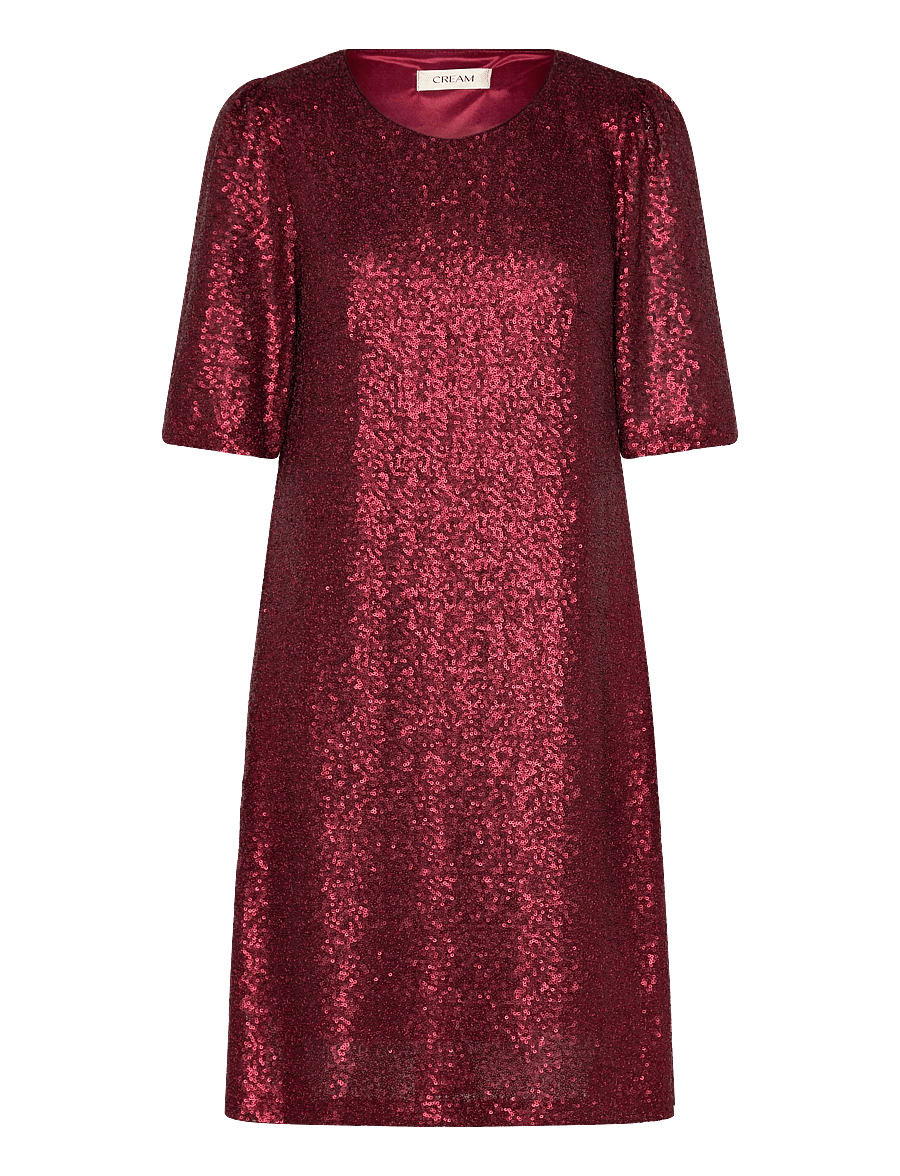 Cream - CRDiddi Dress - paillettenkleider - zinfandel - 0