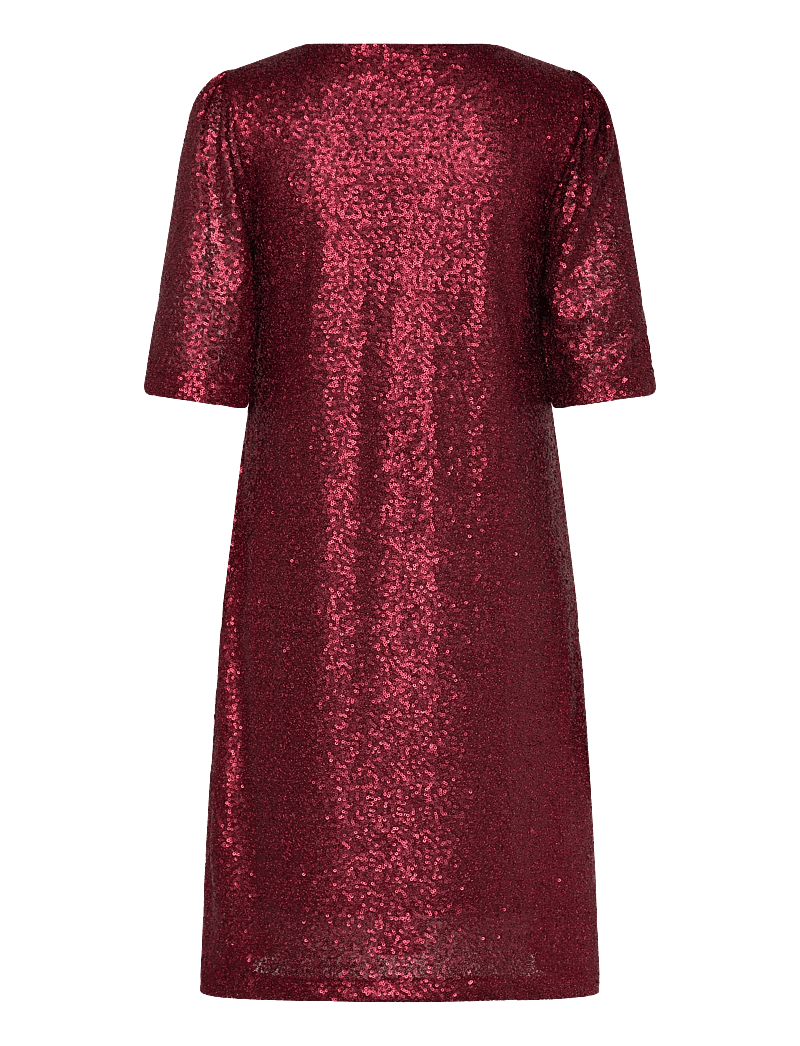 Cream - CRDiddi Dress - paljettklänningar - zinfandel - 1