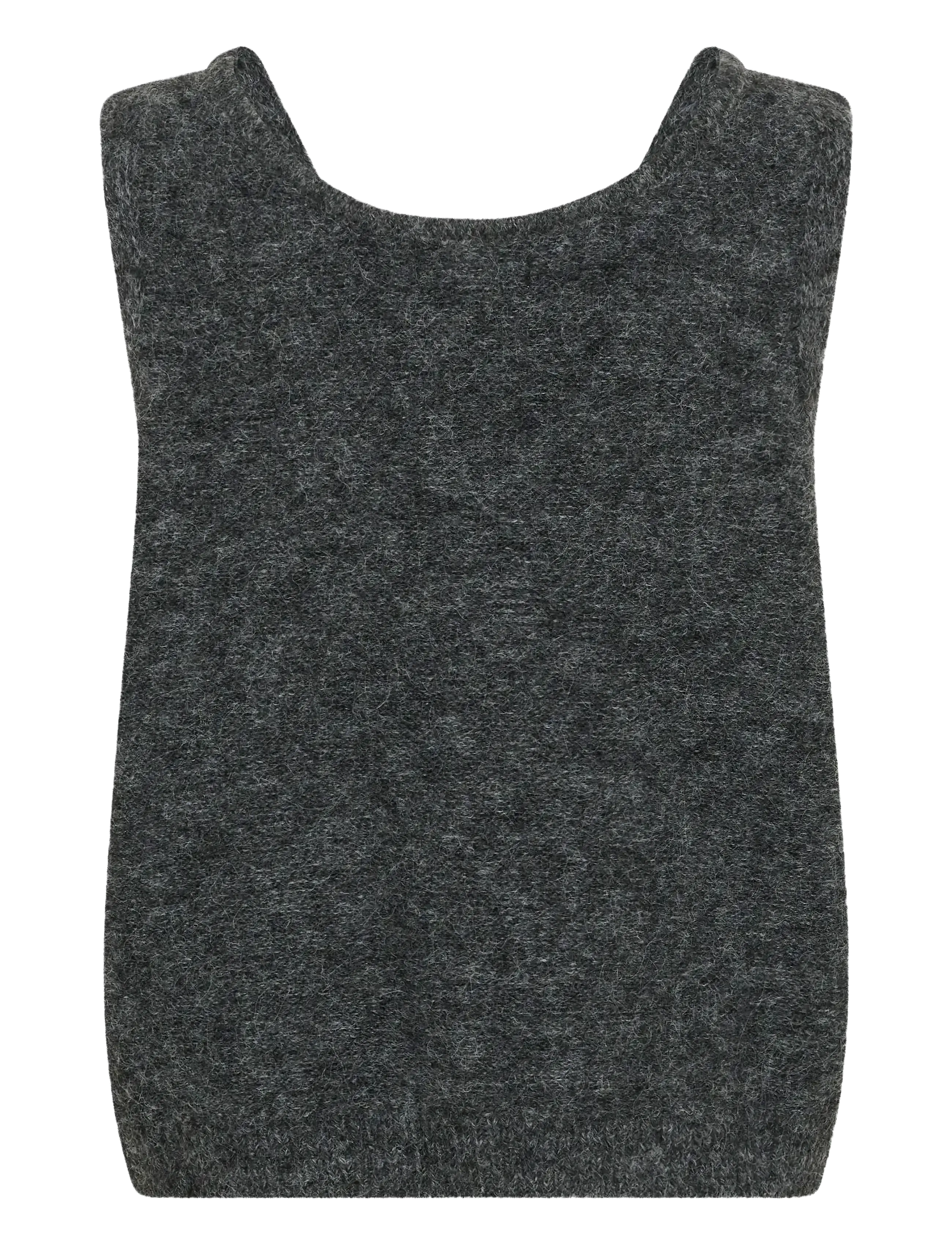 Cream - CRBulp Knit Vest - gestrickte westen - dark grey melange - 2