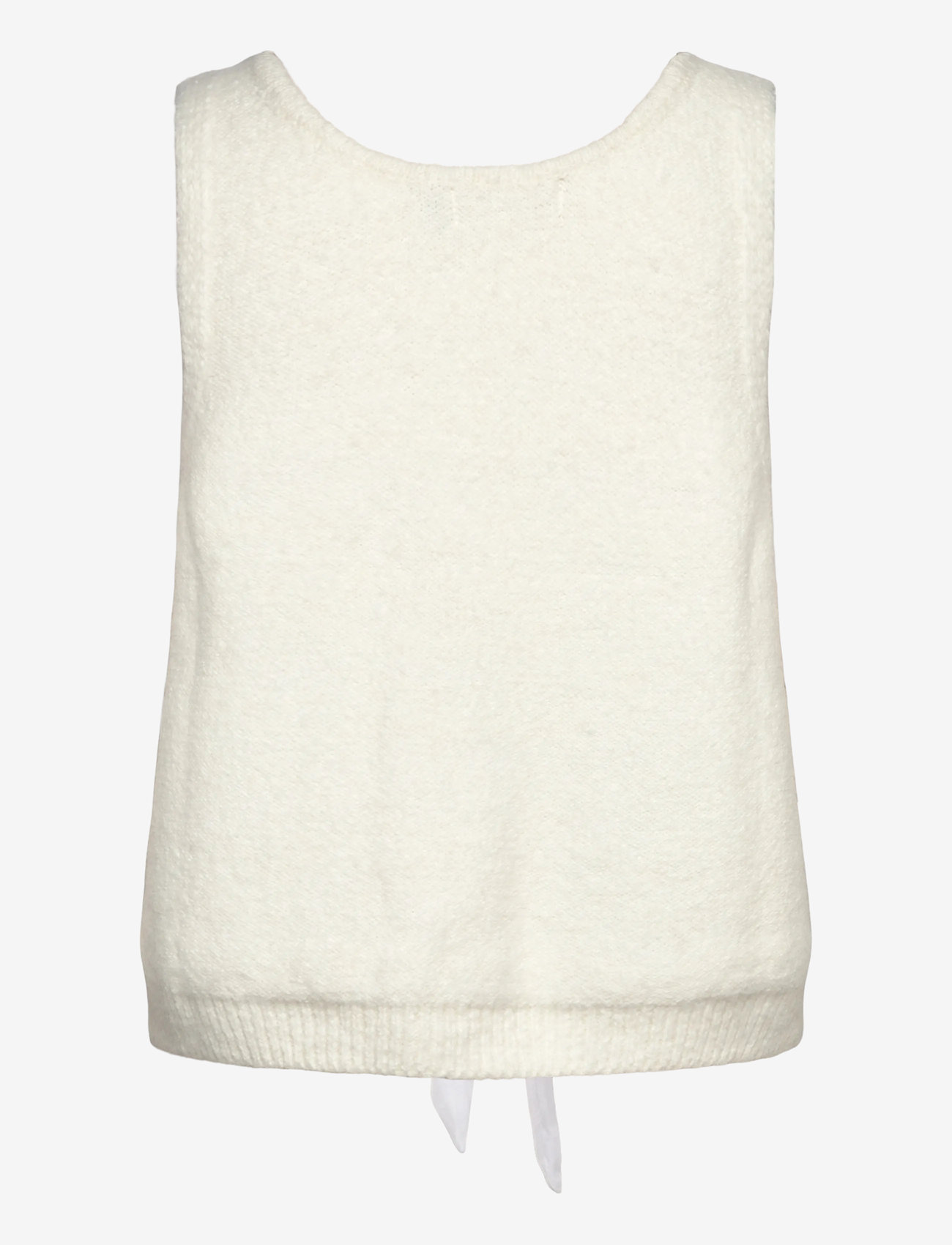 Cream - CRBulp Knit Vest - efterårstøj - snow white - 1
