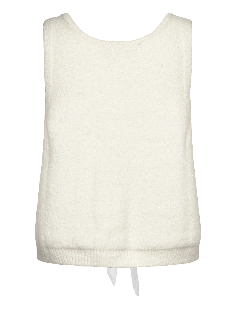 Cream - CRBulp Knit Vest - stickade västar - snow white - 1