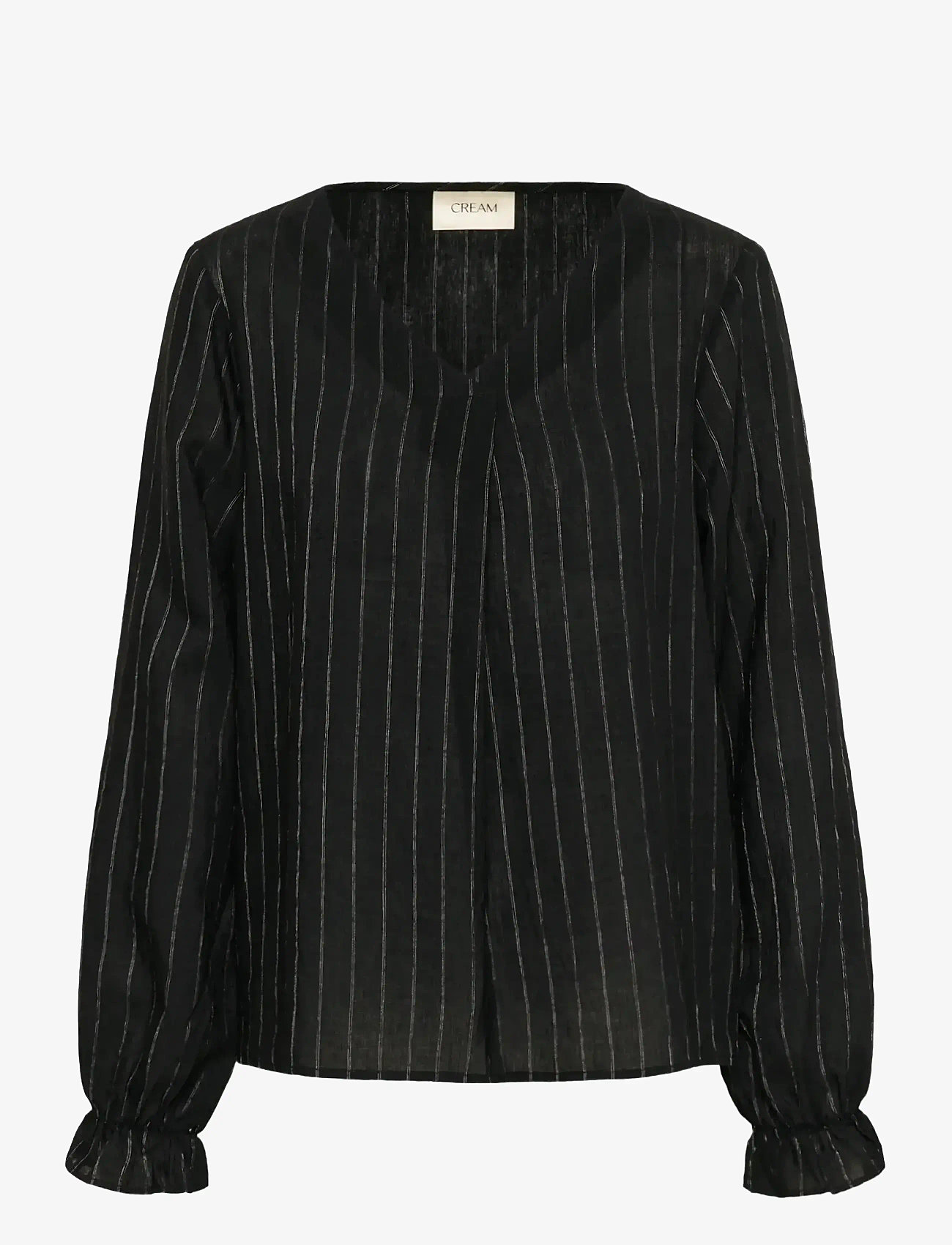 Cream - CRBetina Blouse - pikkade varrukatega pluusid - pitch black - 1