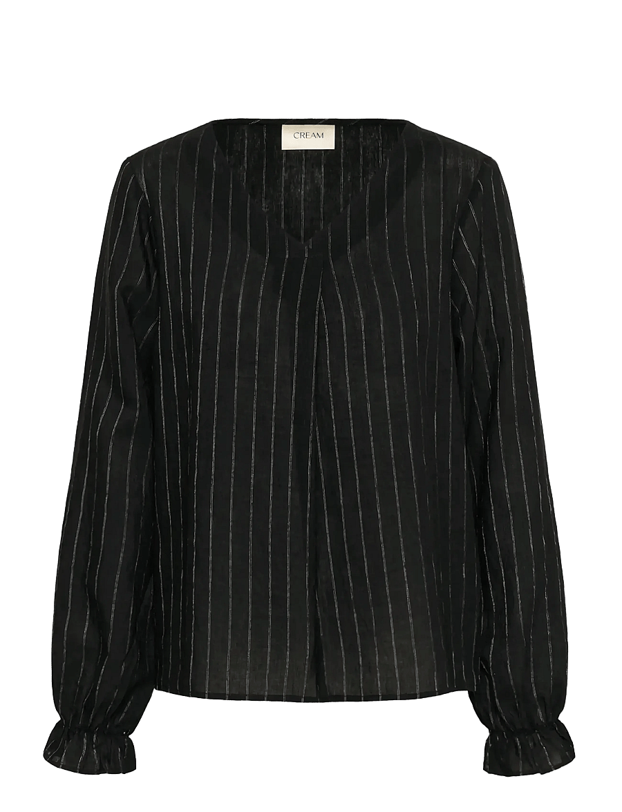 Cream - CRBetina Blouse - blouses met lange mouwen - pitch black - 1