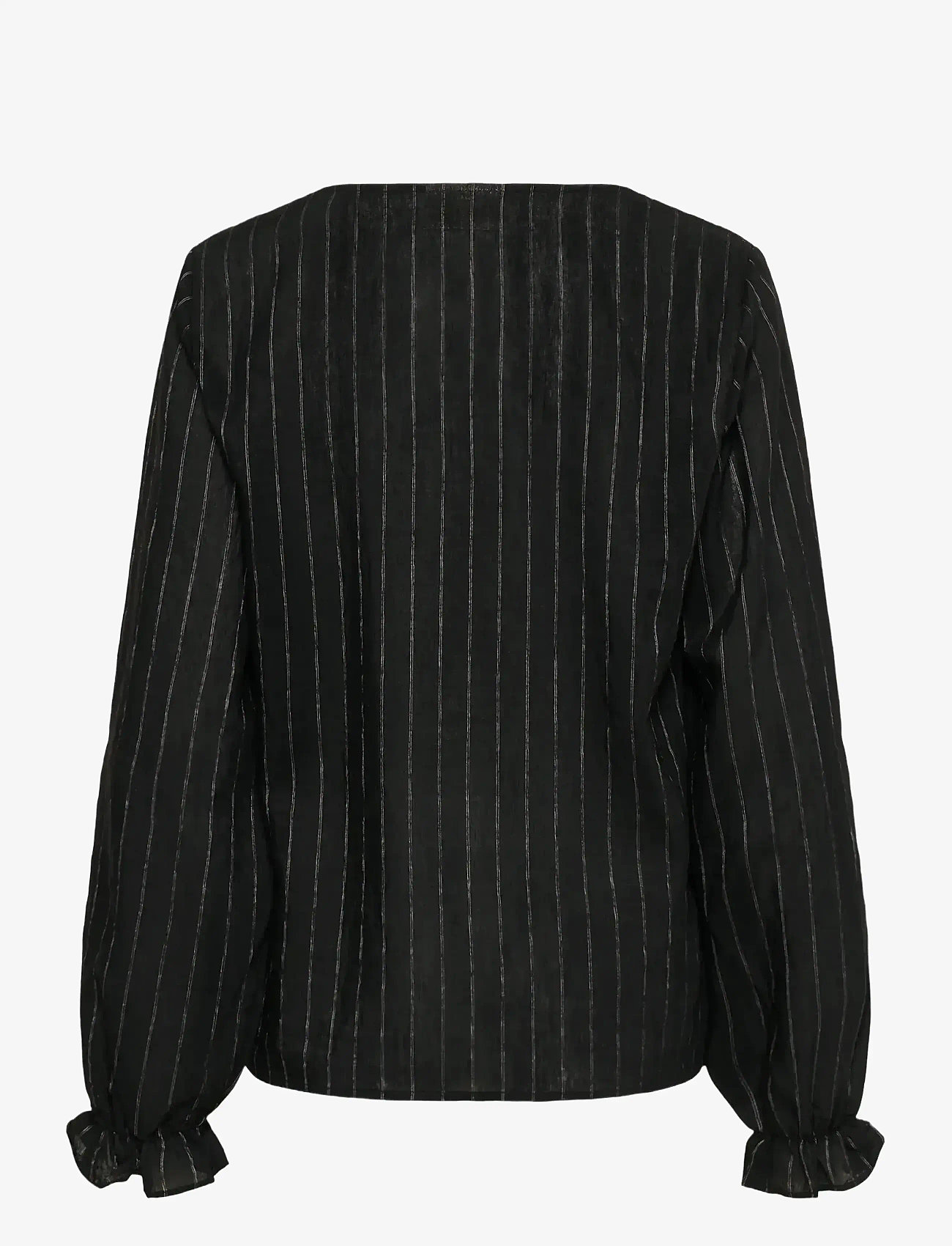 Cream - CRBetina Blouse - pikkade varrukatega pluusid - pitch black - 2