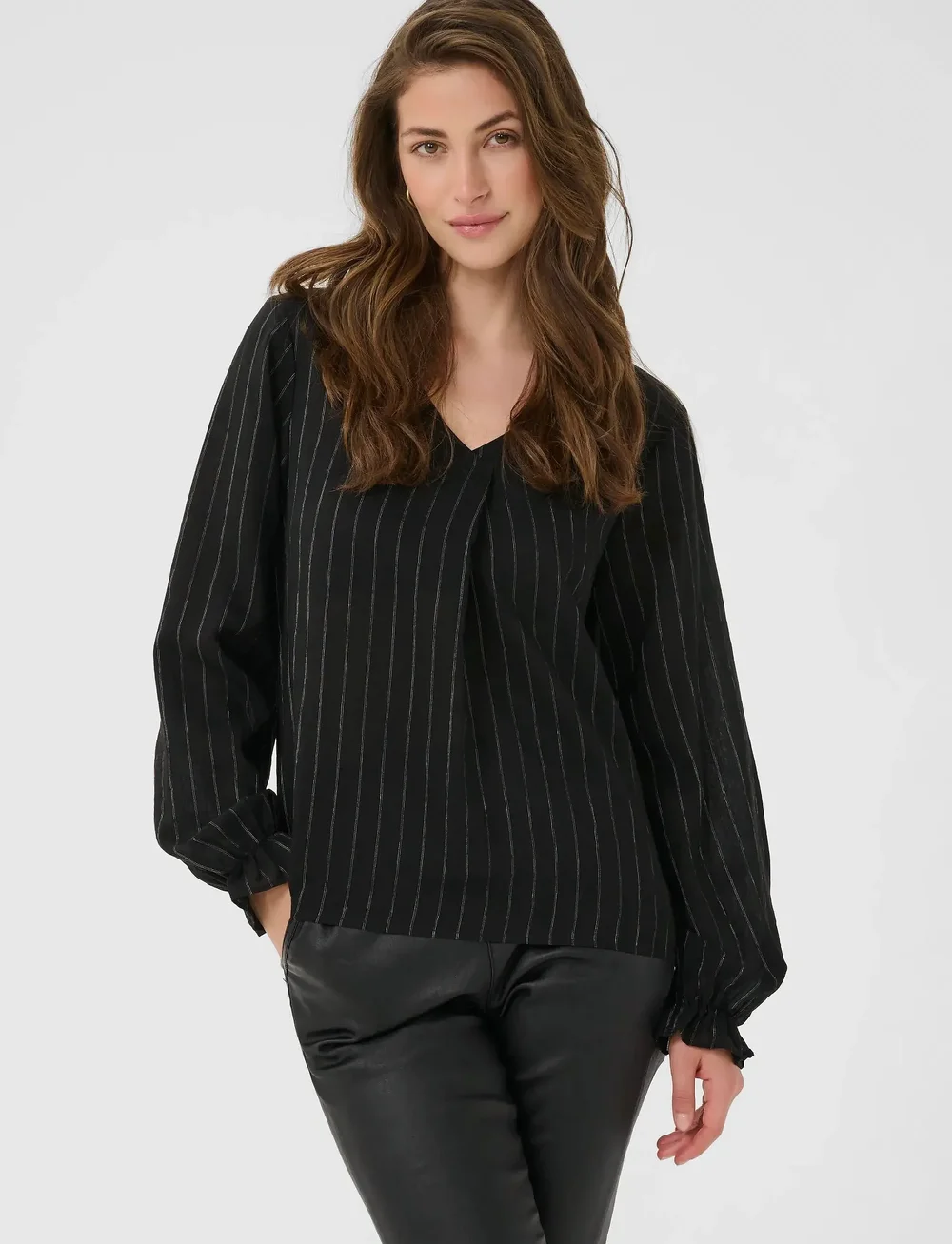 Cream - CRBetina Blouse - langærmede bluser - pitch black - 0