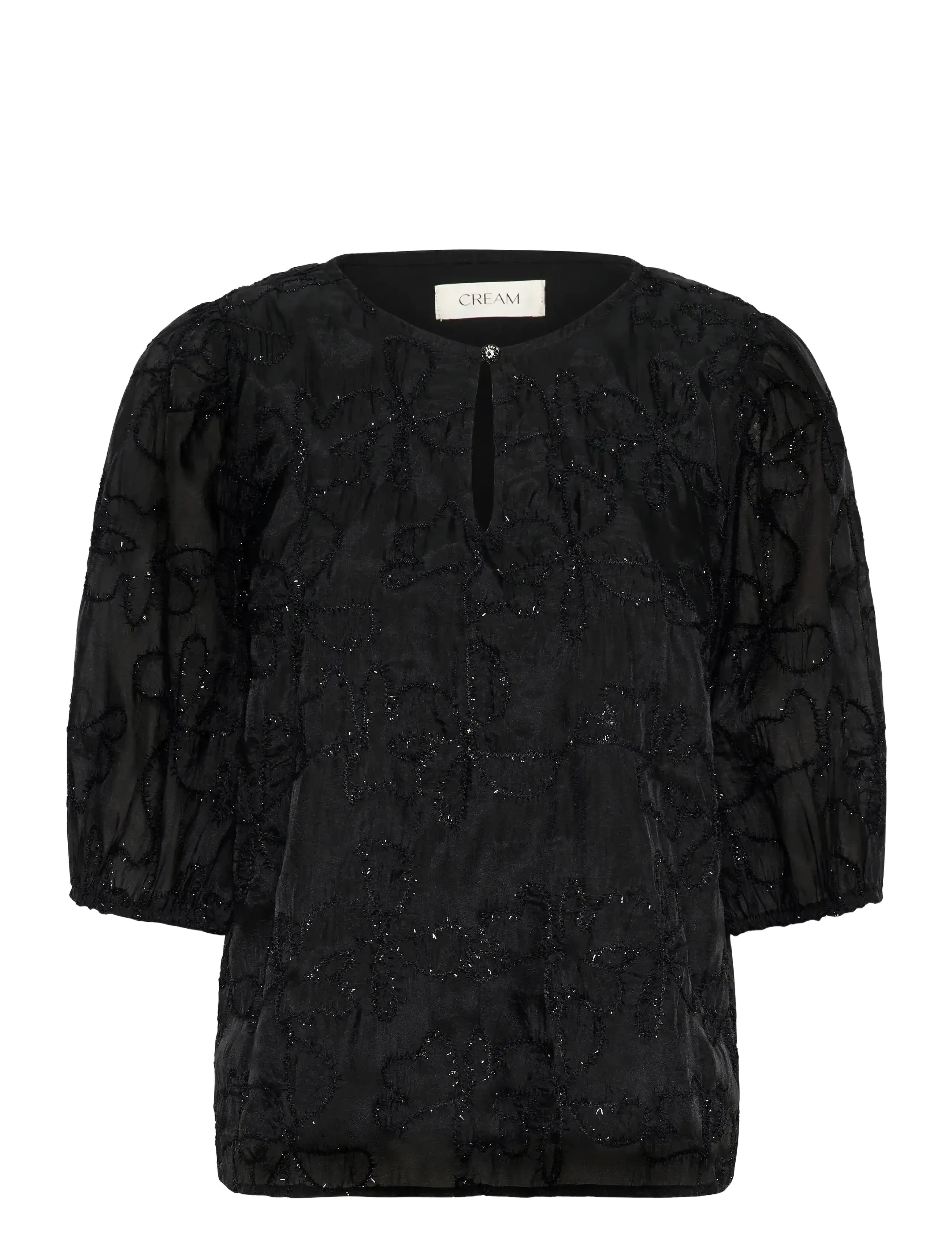 CREAM Cringa Bluse Schwarz - 44 - Damen