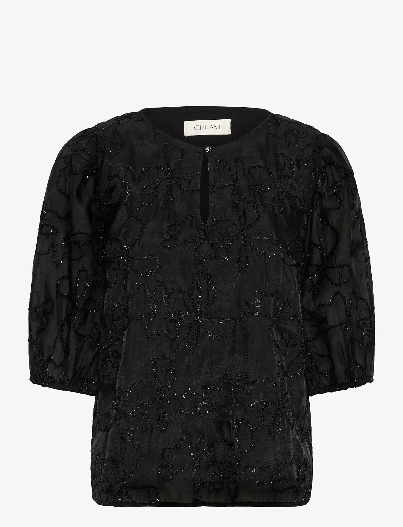 Cream - CRInga Blouse - kortærmede bluser - pitch black - 1