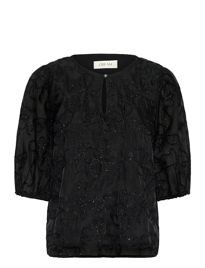 Cream - CRInga Blouse - kortærmede bluser - pitch black - 1