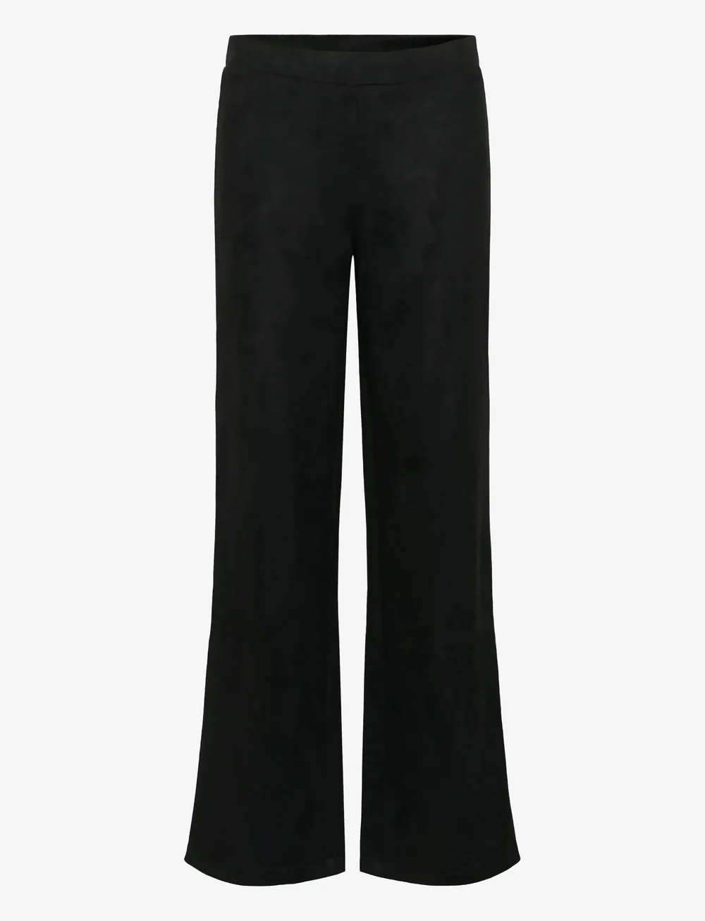 Cream - CRCanna Pant - laia säärega püksid - pitch black - 1