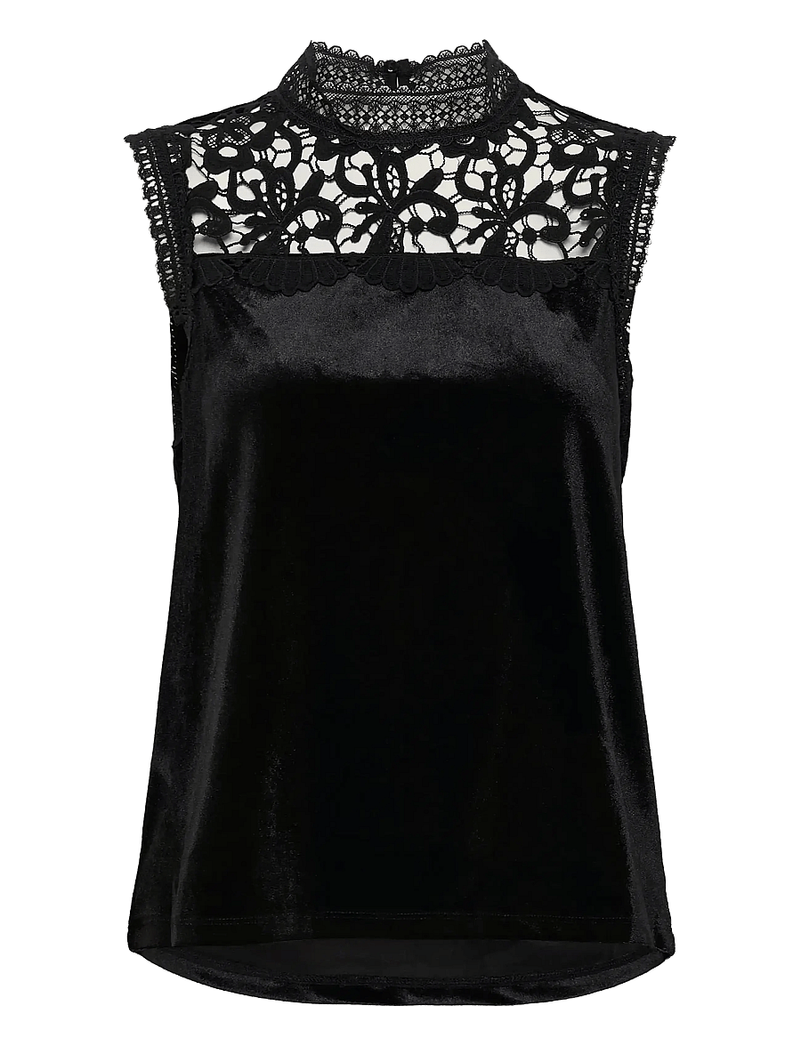 Cream - CRFrosty Top - Ærmeløse bluser - pitch black - 1
