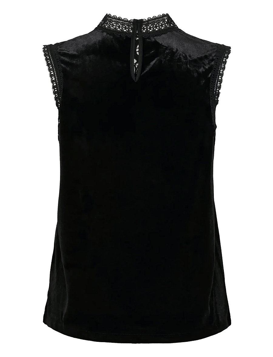 Cream - CRFrosty Top - Ærmeløse bluser - pitch black - 2