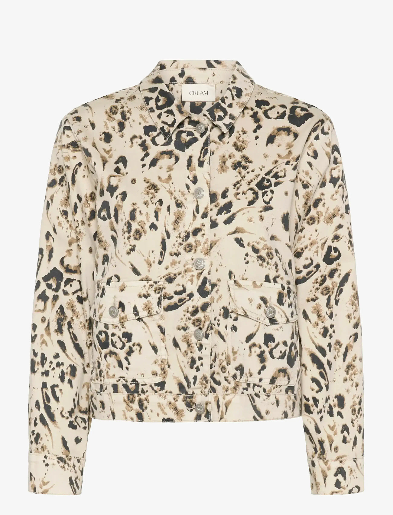 Cream - CRSuara Jacket - oatmeal leopard - 0