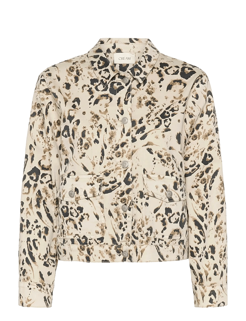 Cream - CRSuara Jacket - oatmeal leopard - 0