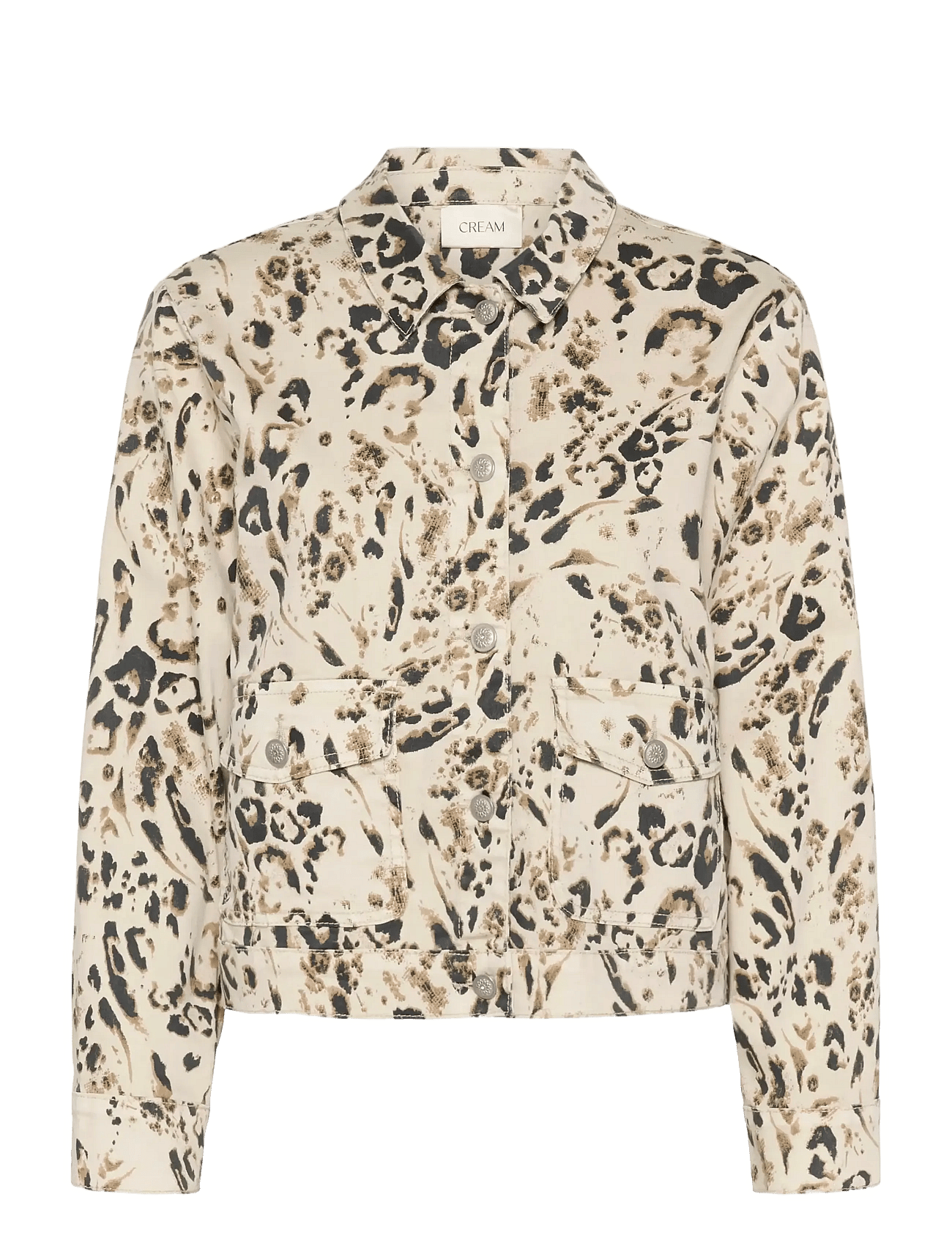CRSuara Jacket - OATMEAL LEOPARD