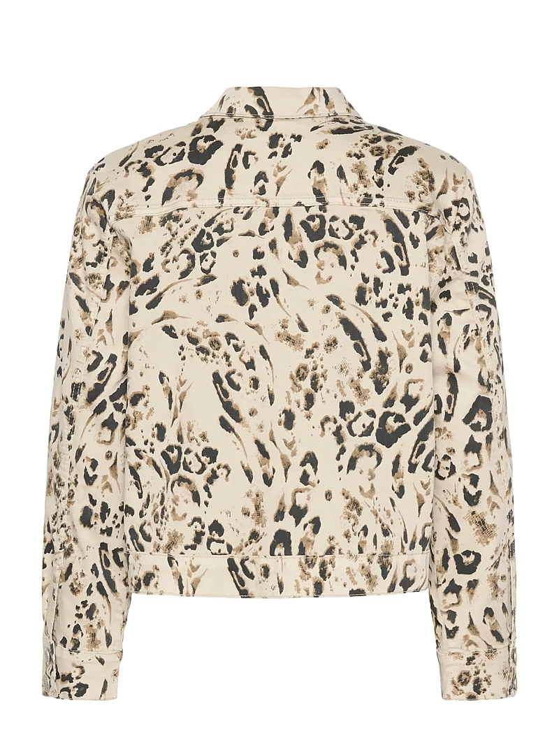 Cream - CRSuara Jacket - oatmeal leopard - 1