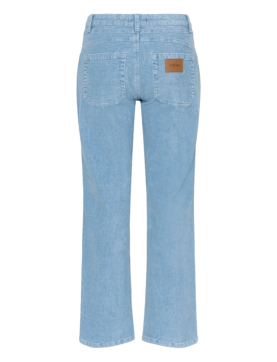 Cream - CRRafael Corduroy Pant - igapäevane stiil - light blue corduroy - 2