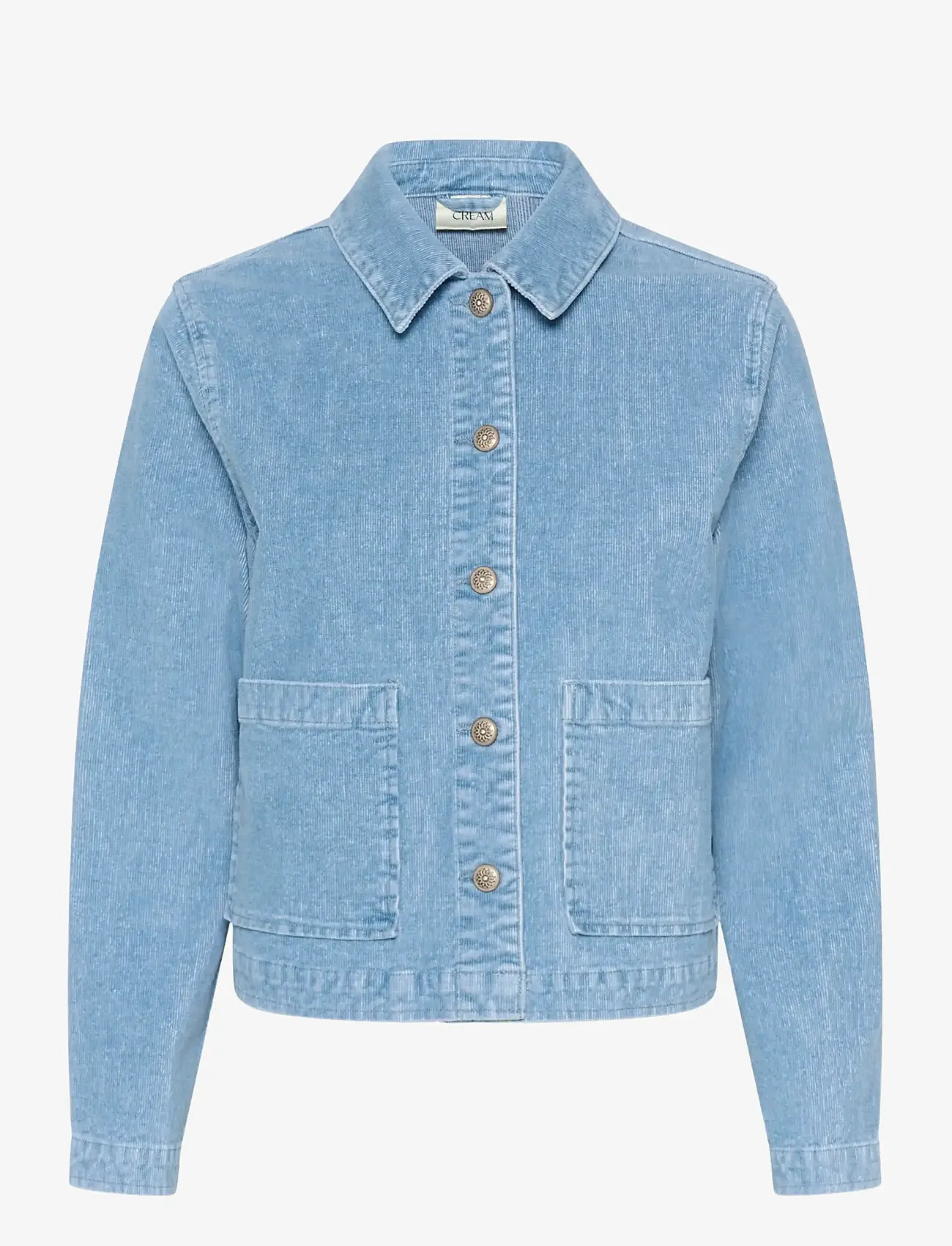 Cream - CRRafael Corduroy Jacket - vårjackor - light blue corduroy - 1
